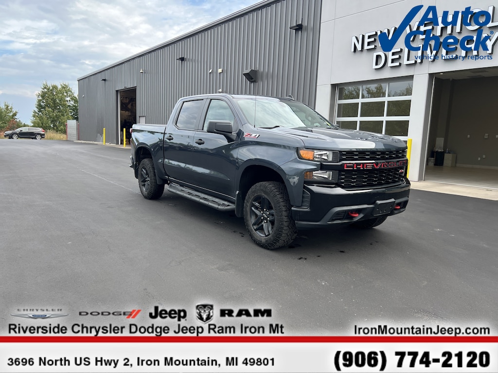 Used 2020 Chevrolet Silverado 1500 Silverado Custom Trail Boss Truck Crew Cab