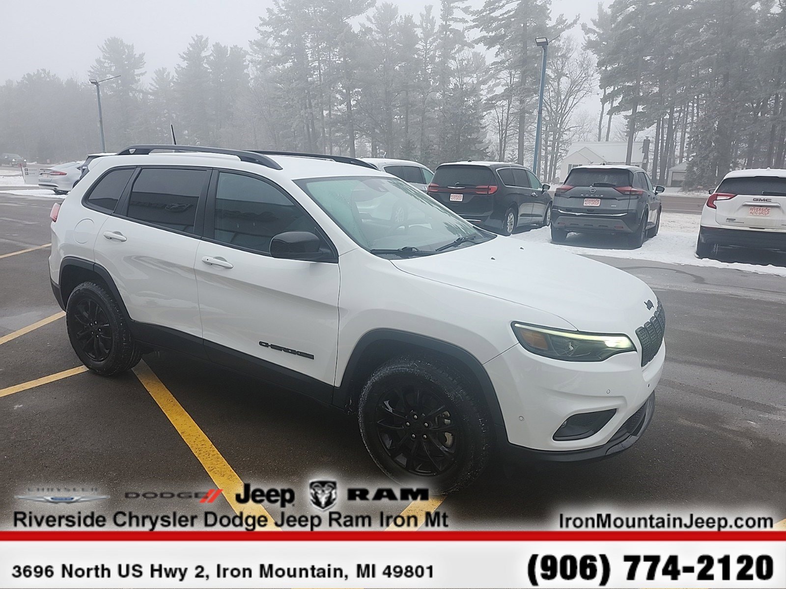 Certified 2023 Jeep Cherokee Altitude Lux with VIN 1C4PJMMB7PD112652 for sale in Iron Mountain, MI