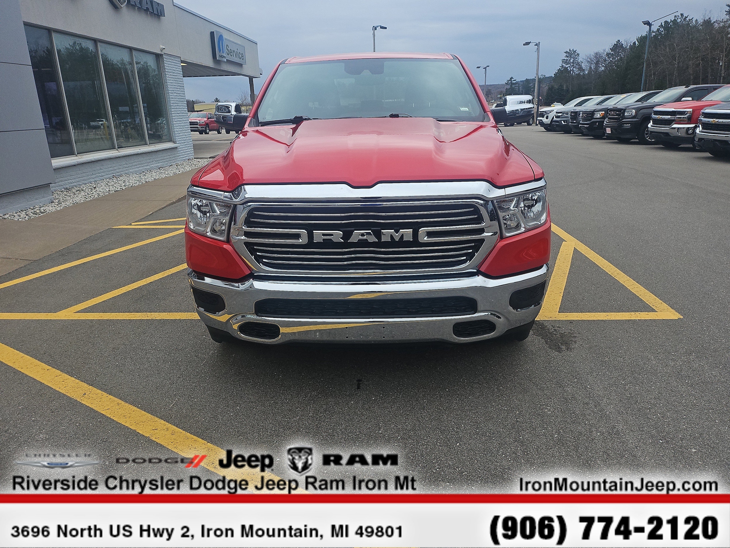 Used 2024 RAM Ram 1500 Pickup Laramie with VIN 1C6SRFJT7RN232547 for sale in Iron Mountain, MI