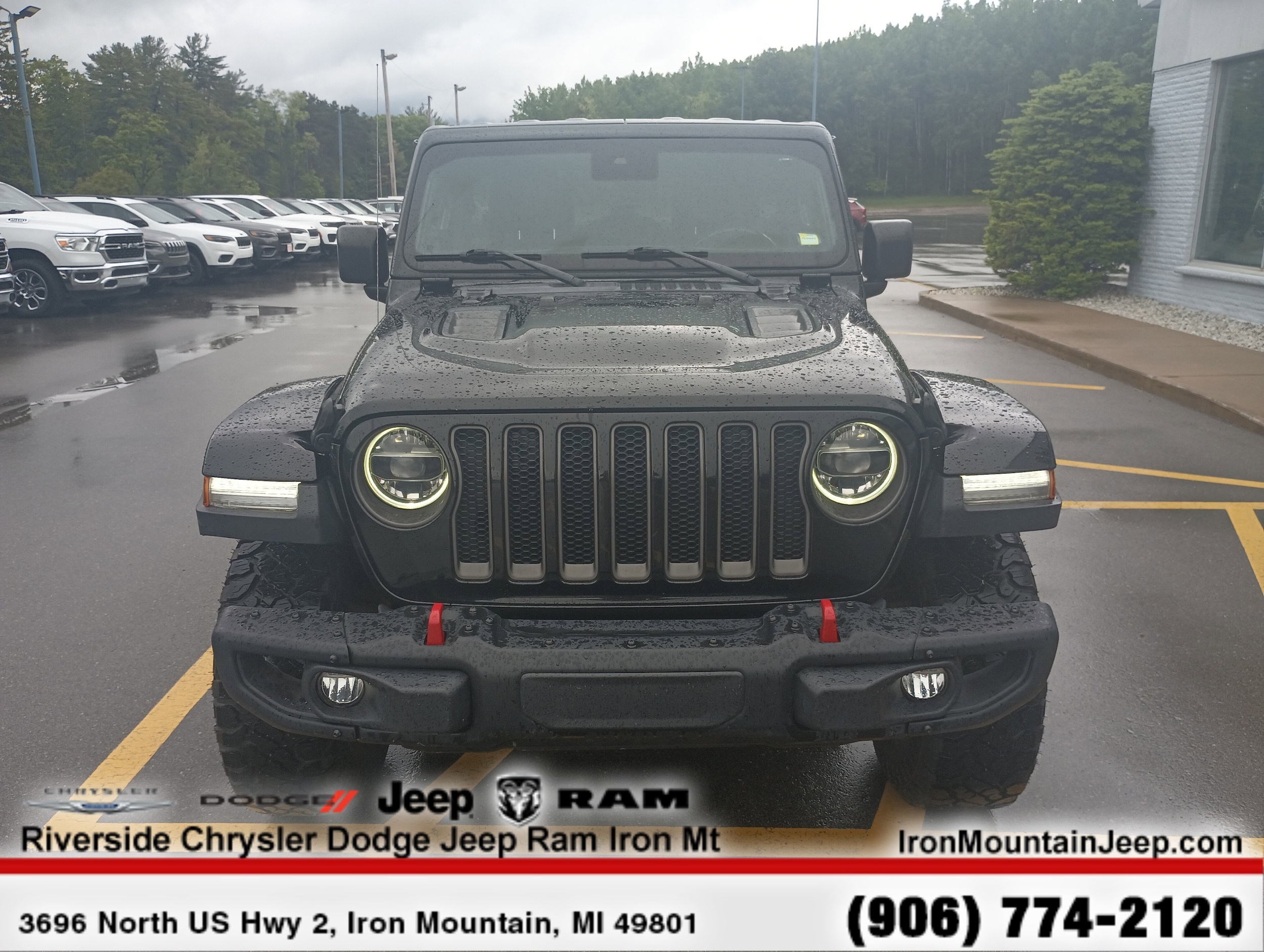 Certified 2019 Jeep Wrangler Unlimited Rubicon with VIN 1C4HJXFGXKW640133 for sale in Iron Mountain, MI