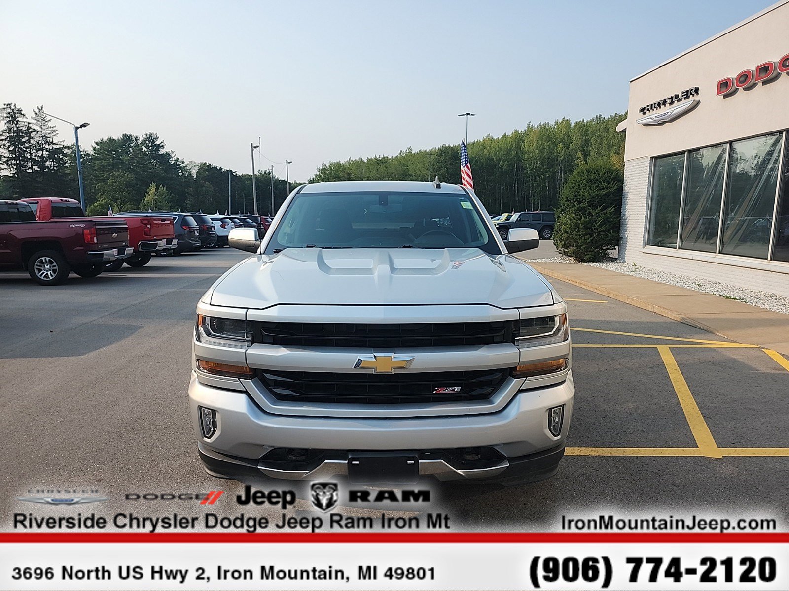 Used 2017 Chevrolet Silverado 1500 LT Z71 with VIN 1GCVKREC4HZ252719 for sale in Iron Mountain, MI