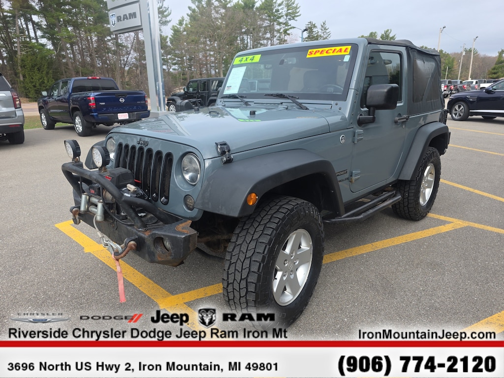 Used 2015 Jeep Wrangler Sport 4x4 SUV
