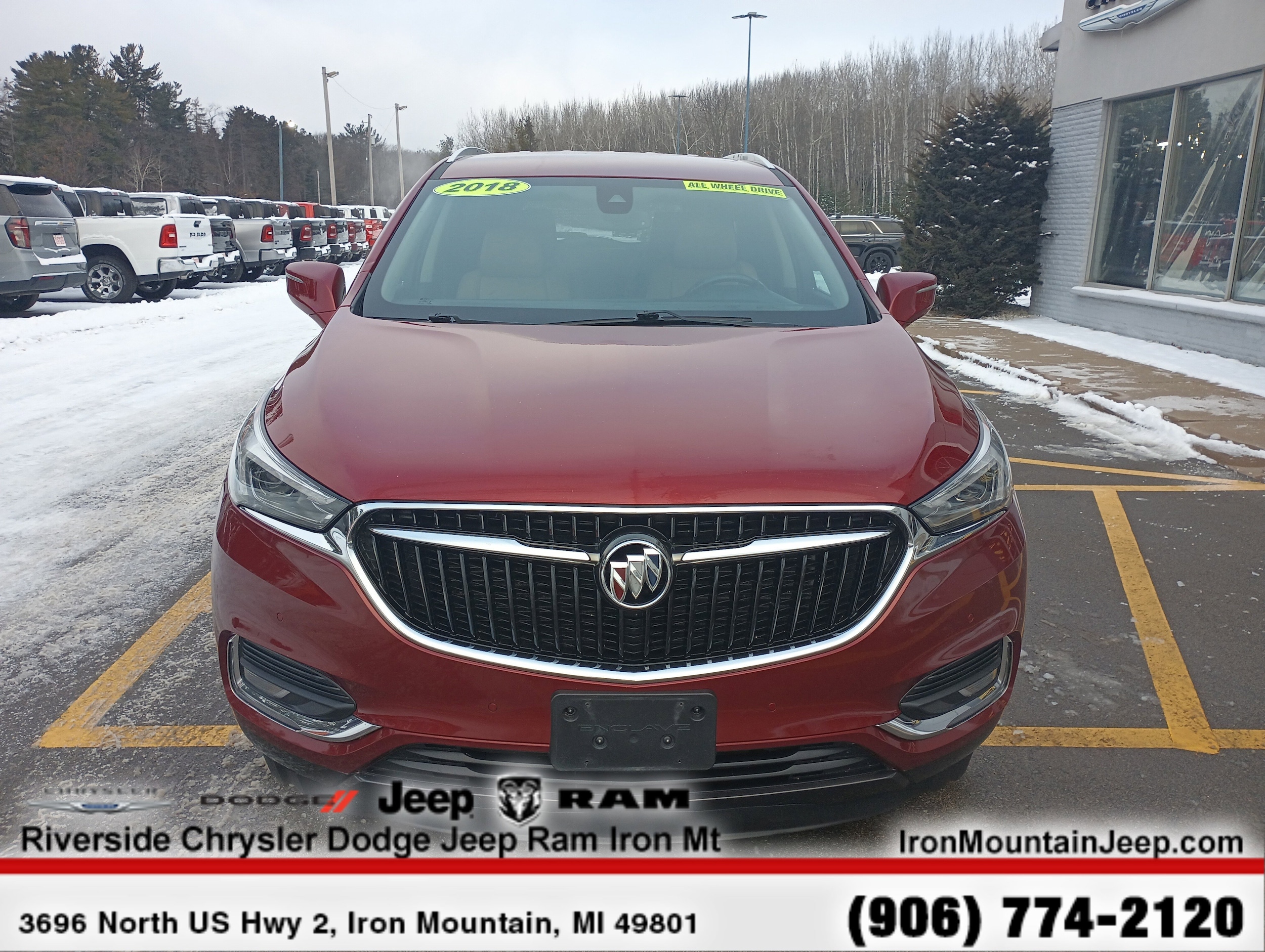 Used 2018 Buick Enclave Premium with VIN 5GAEVBKW4JJ189804 for sale in Iron Mountain, MI