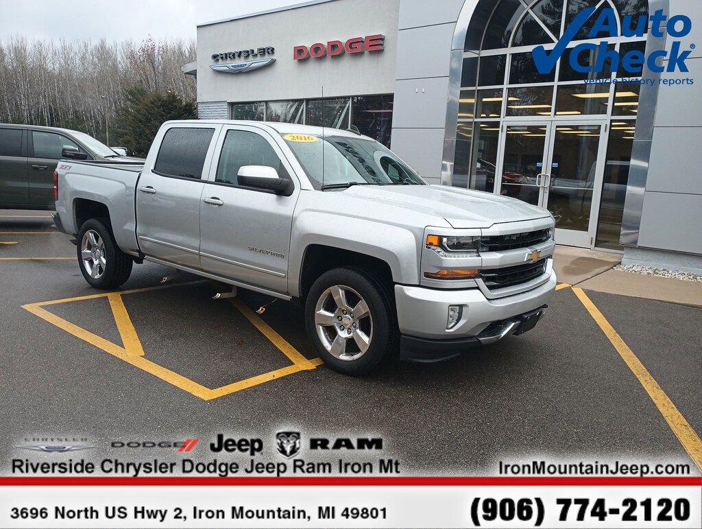 Used 2016 Chevrolet Silverado 1500 LT 4WD Crew Cab 143.5 LT w/2LT