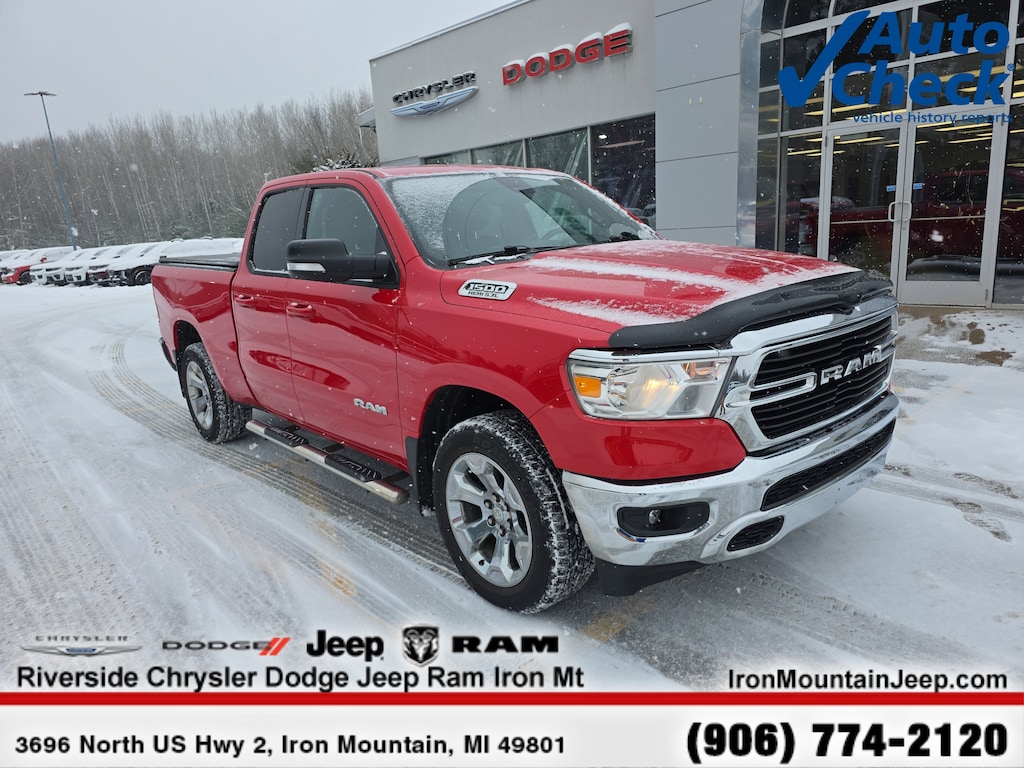 Used 2021 Ram 1500 Big Horn Big Horn 4x4 Quad Cab 64 Box