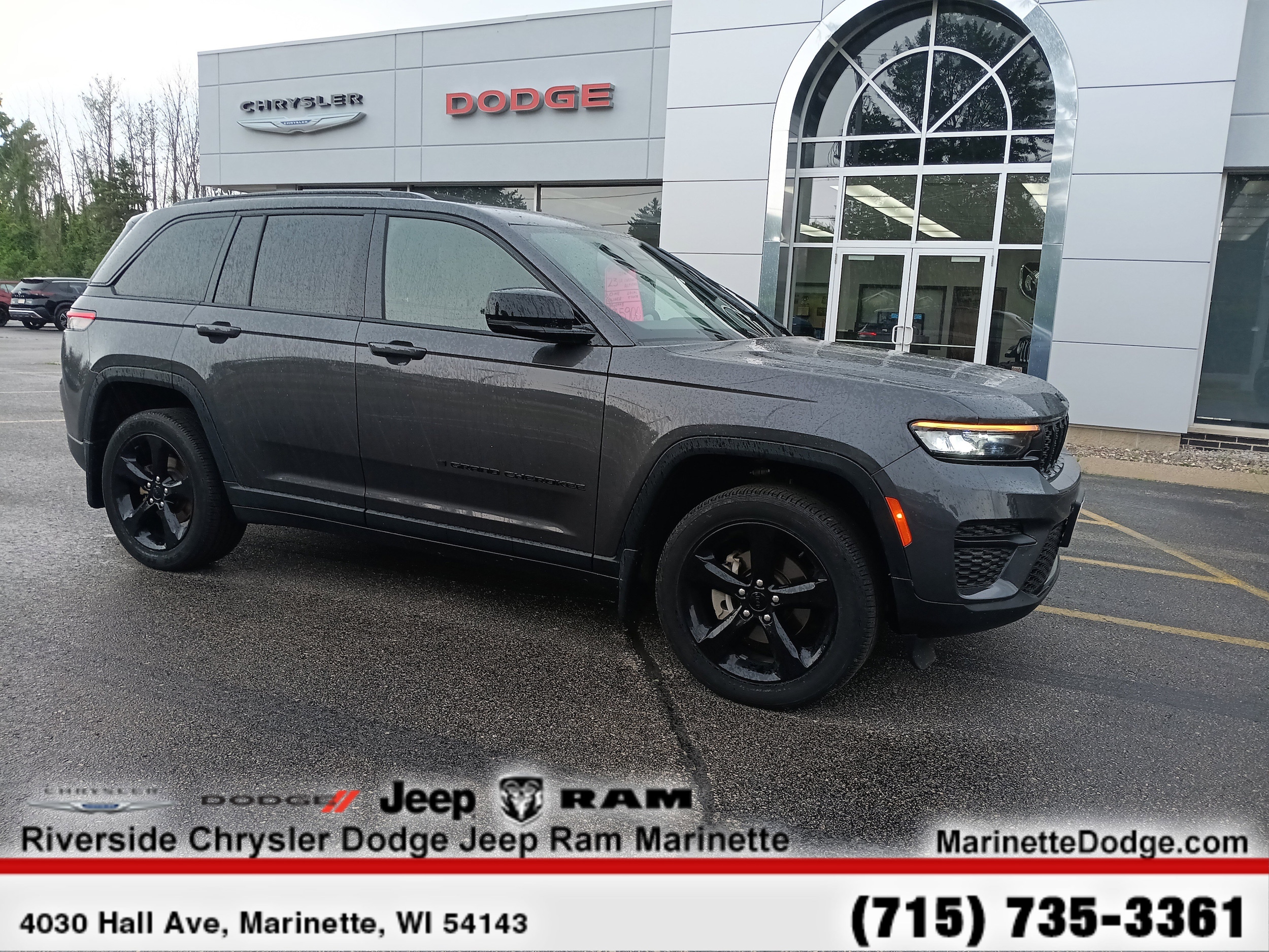Used 2023 Jeep Grand Cherokee Altitude with VIN 1C4RJHAG6PC607012 for sale in Marinette, WI