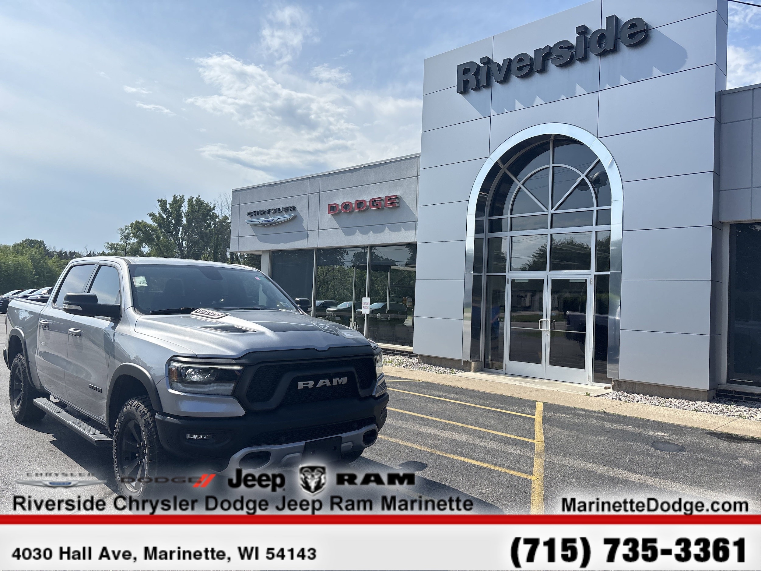 Used 2020 RAM Ram 1500 Rebel with VIN 1C6SRFLT4LN242232 for sale in Marinette, WI