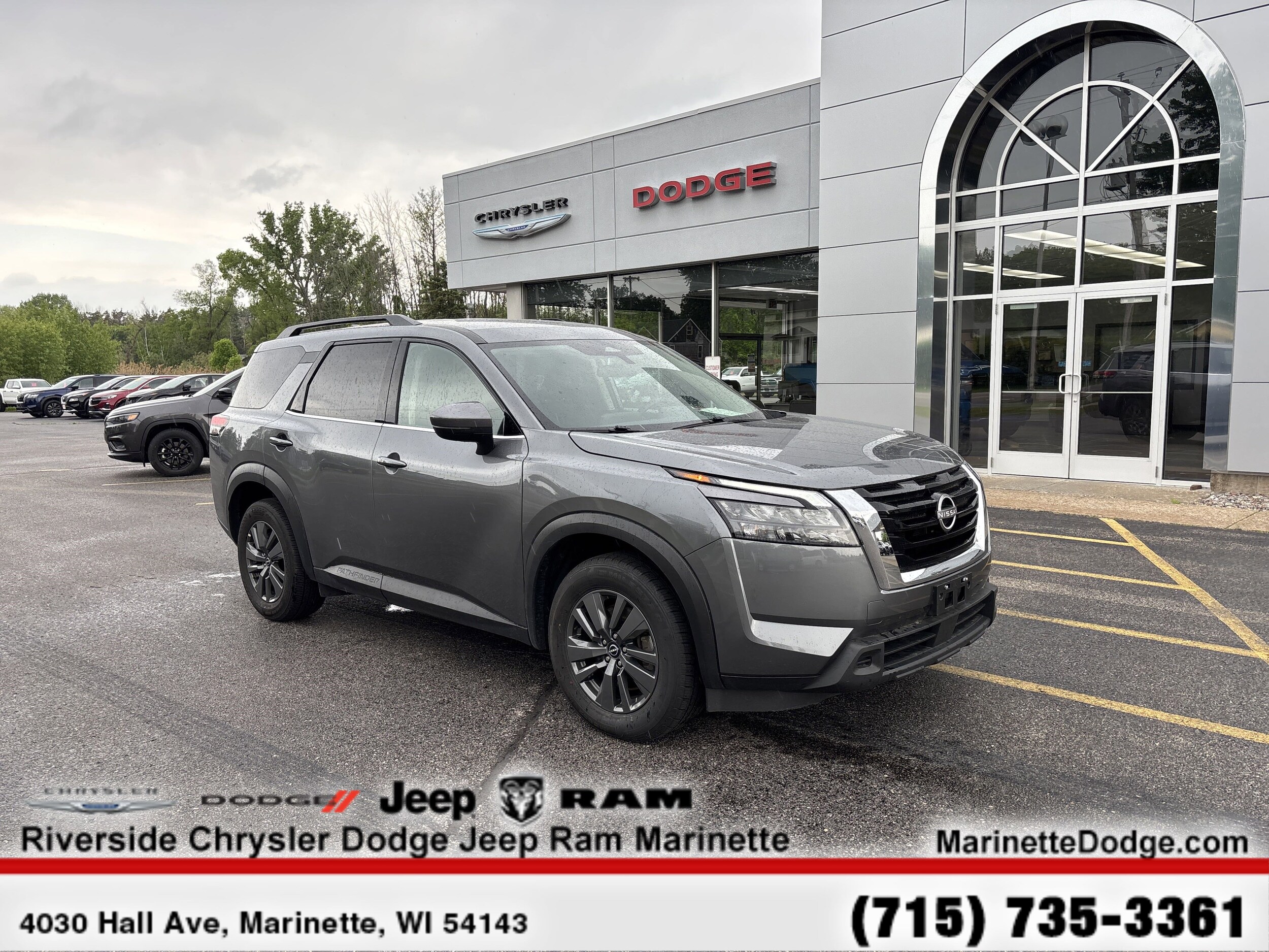 Used 2024 Nissan Pathfinder SV with VIN 5N1DR3BC6RC279445 for sale in Marinette, WI