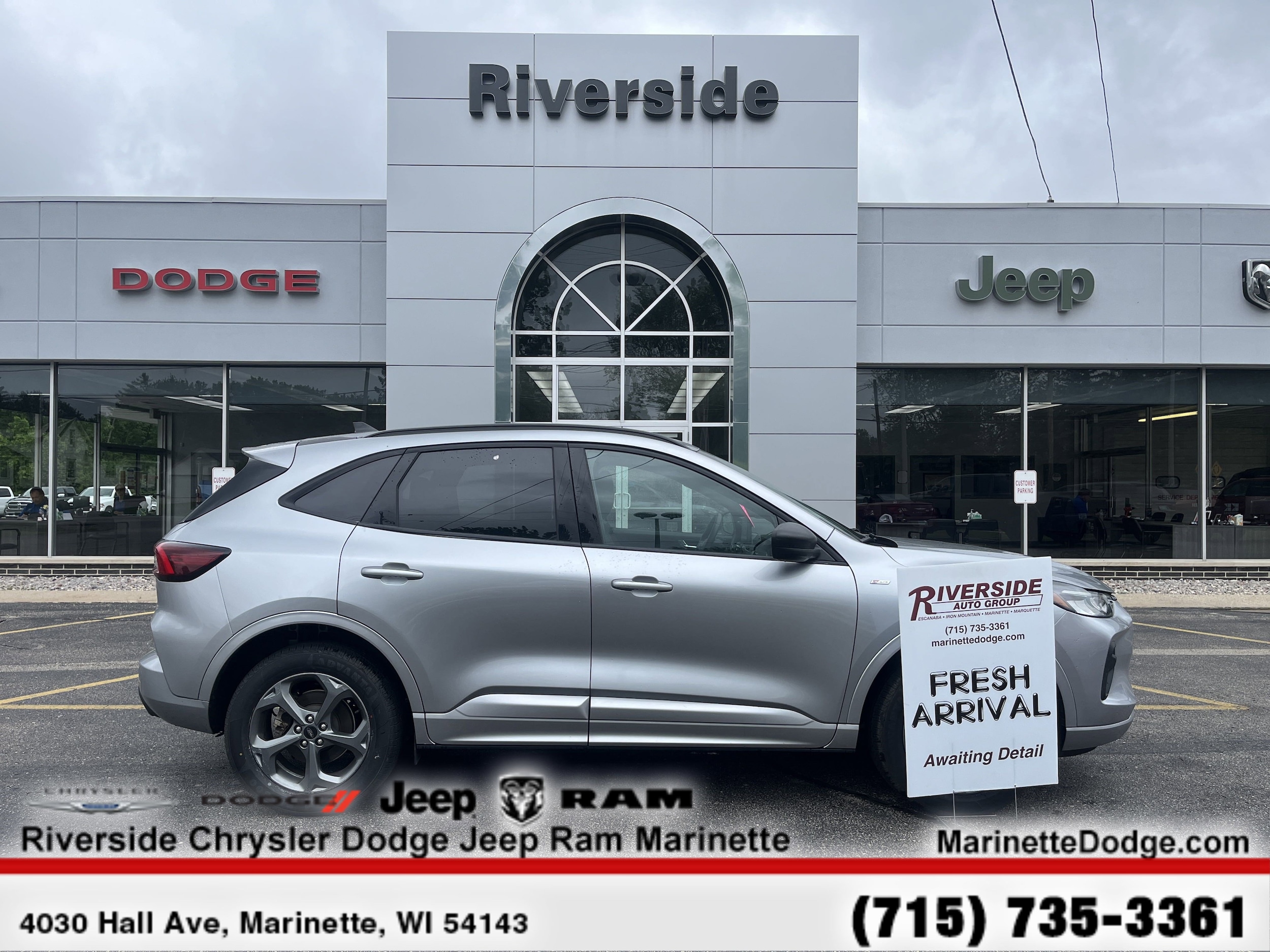 Used 2024 Ford Escape ST-Line with VIN 1FMCU9MN1RUA26524 for sale in Marinette, WI