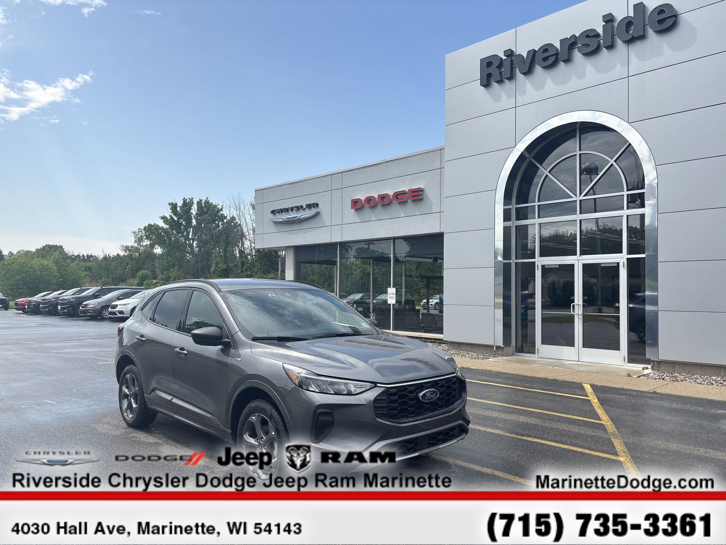 Used 2024 Ford Escape ST-Line with VIN 1FMCU9MN5RUA24159 for sale in Marinette, WI