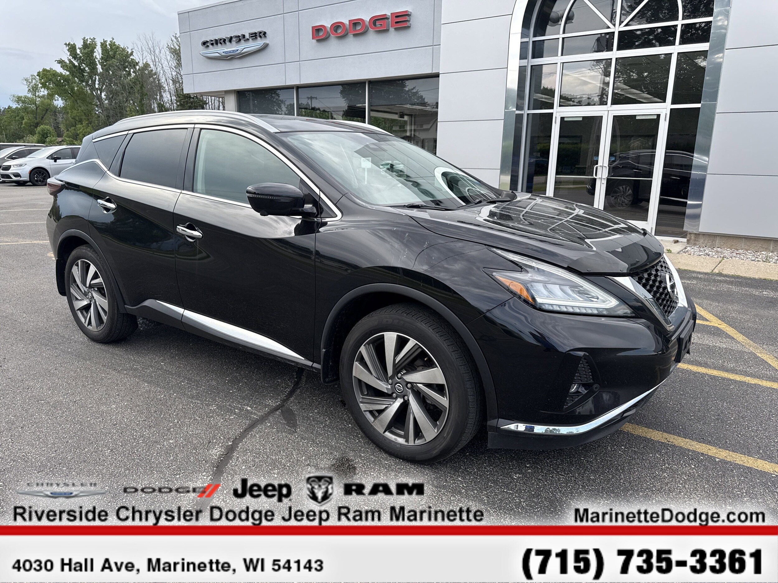 Certified 2021 Nissan Murano SL with VIN 5N1AZ2CS4MC112688 for sale in Marinette, WI