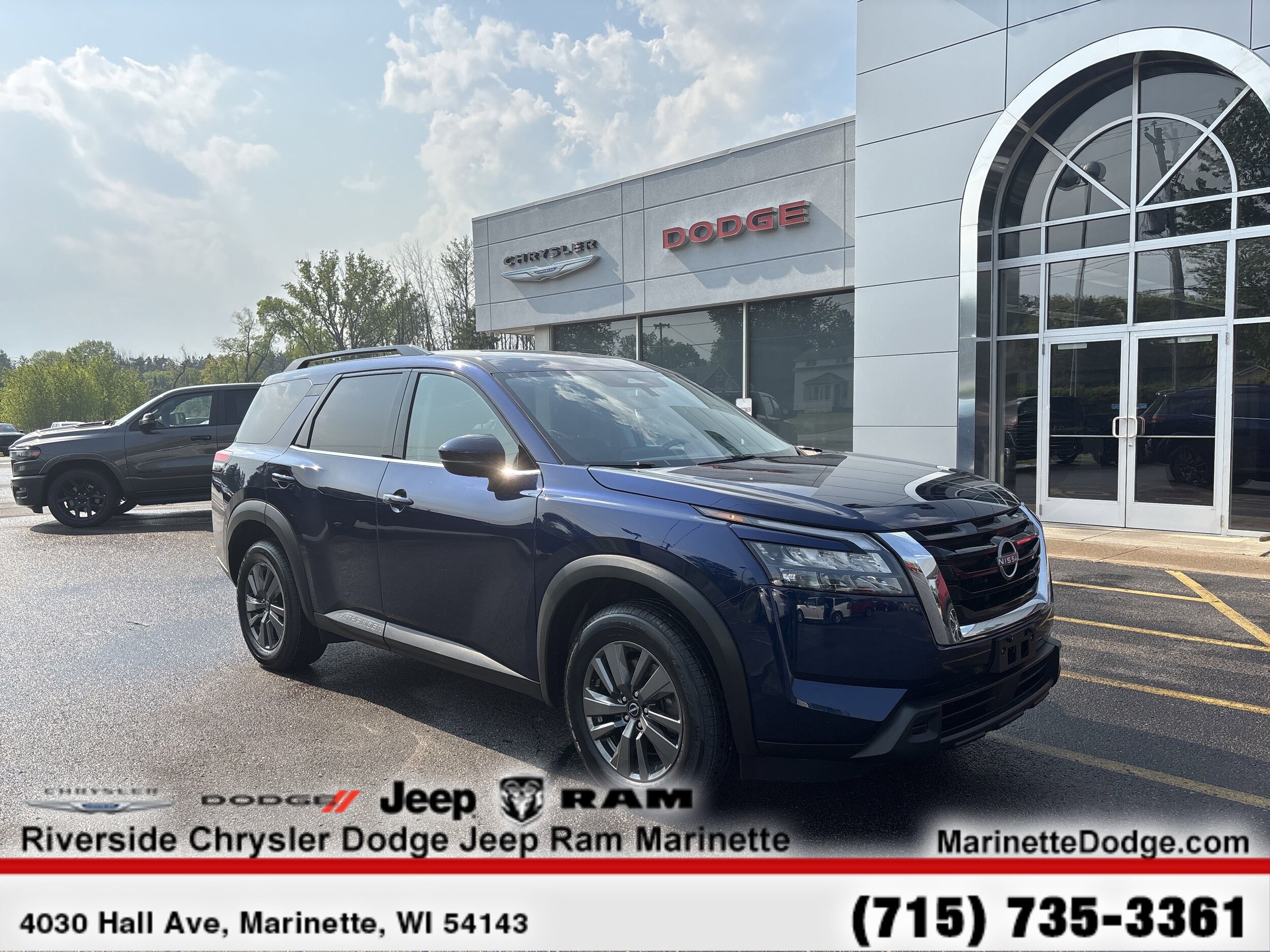 Used 2024 Nissan Pathfinder SV with VIN 5N1DR3BC7RC259849 for sale in Marinette, WI
