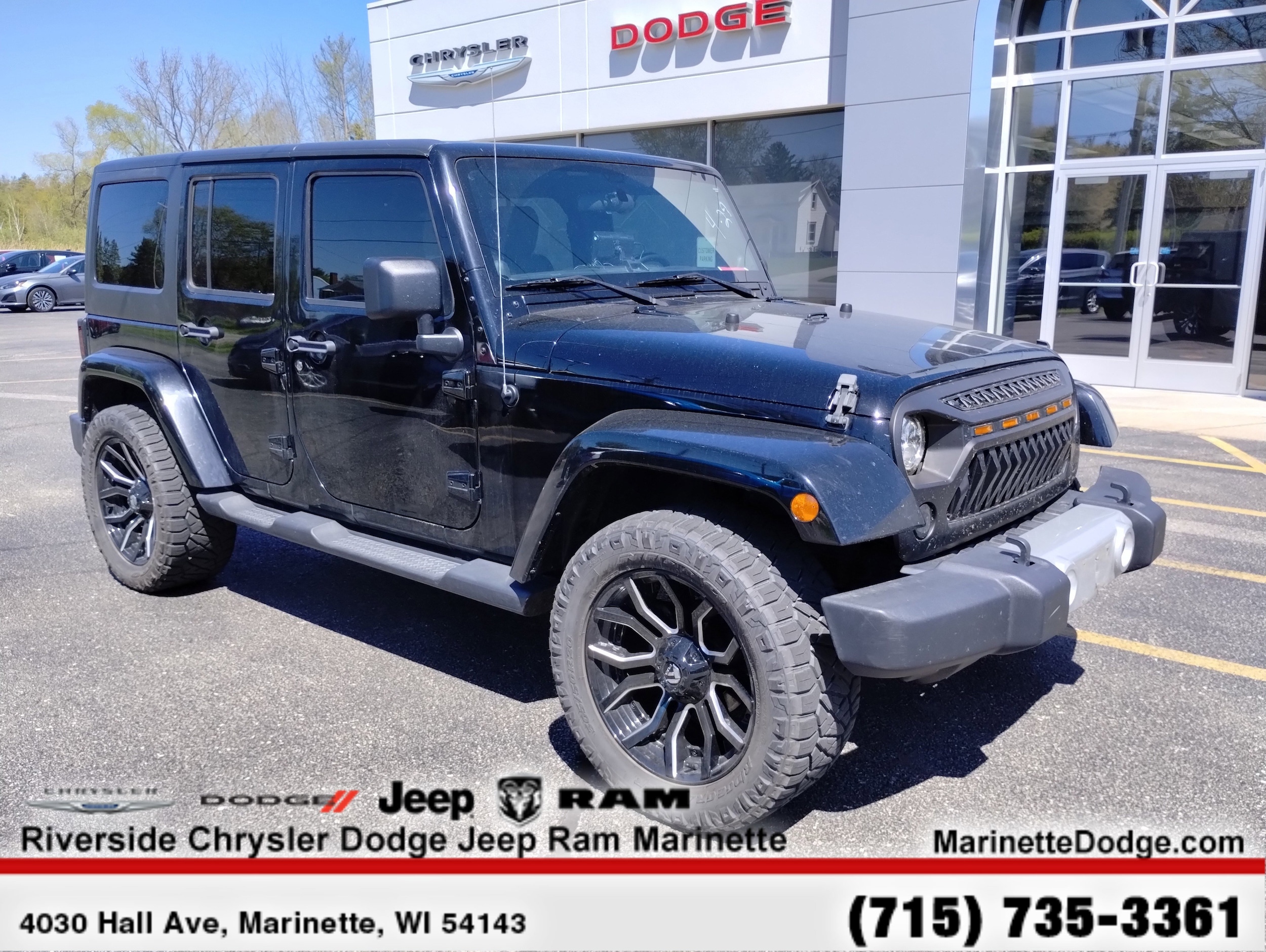 Used 2011 Jeep Wrangler Unlimited Sahara with VIN 1J4BA5H13BL558274 for sale in Marinette, WI