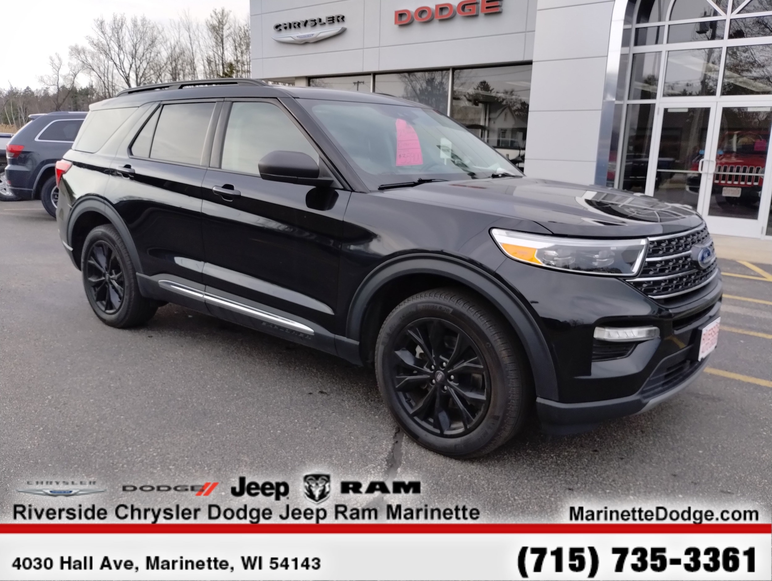 Certified 2023 Ford Explorer XLT with VIN 1FMSK8DH6PGA69273 for sale in Marinette, WI