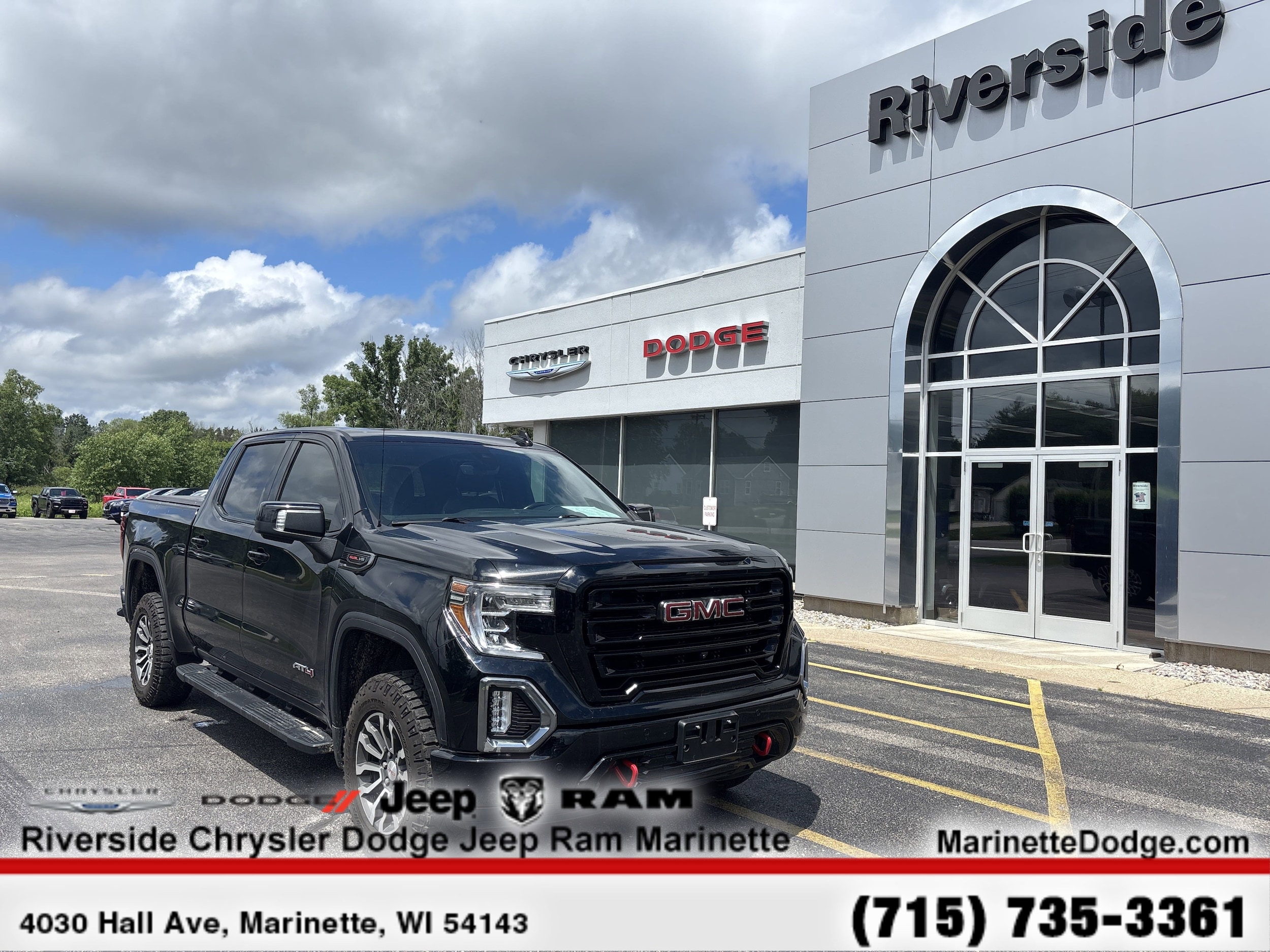 Certified 2019 GMC Sierra 1500 AT4 with VIN 3GTP9EEL8KG126626 for sale in Marinette, WI