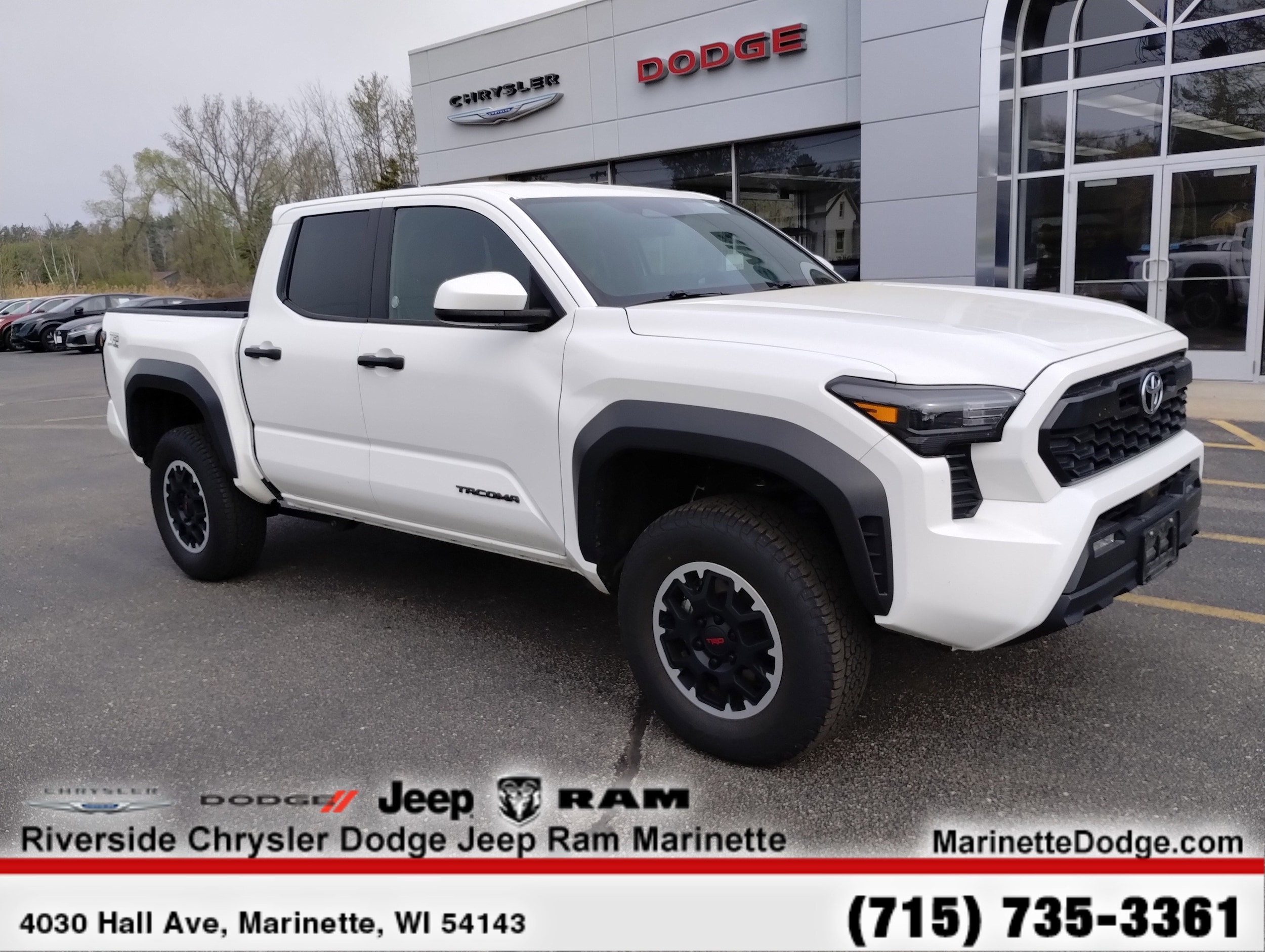 Used 2024 Toyota Tacoma TRD Sport with VIN 3TYLB5JN4RT002797 for sale in Marinette, WI