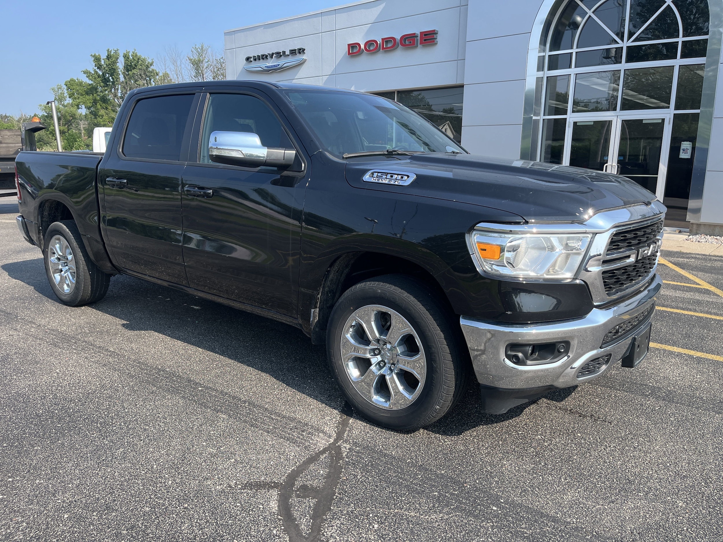 Used 2022 RAM Ram 1500 Big Horn with VIN 1C6SRFFT3NN134991 for sale in Marinette, WI