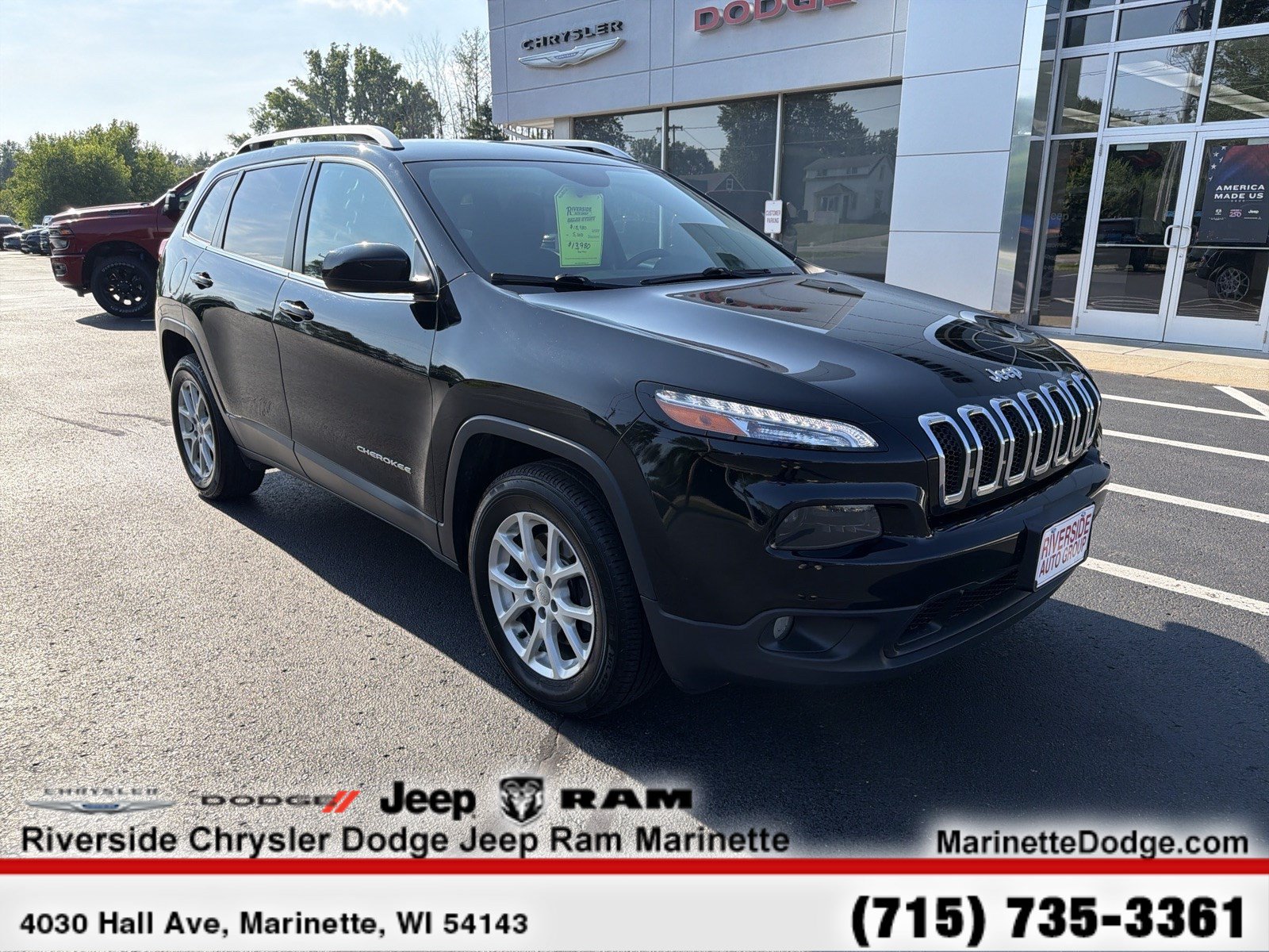 Used 2017 Jeep Cherokee Latitude with VIN 1C4PJMCSXHW639043 for sale in Marinette, WI