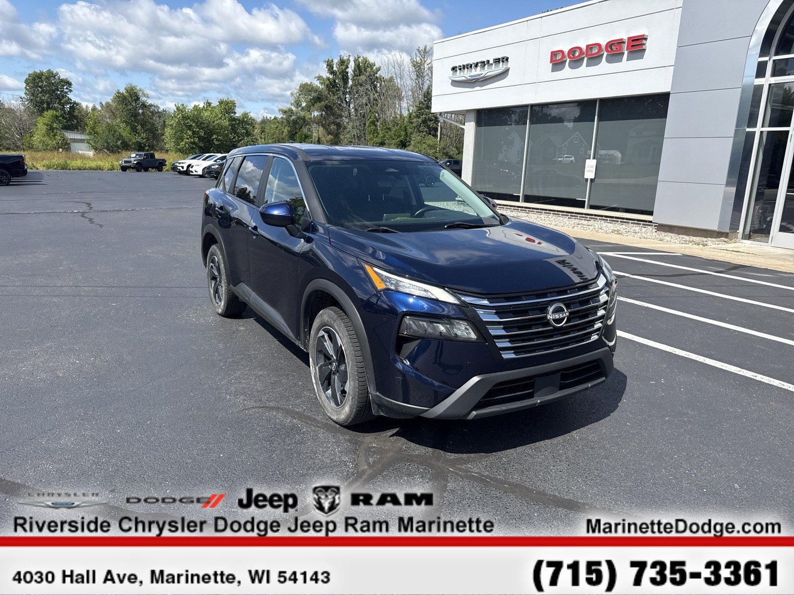 Certified 2024 Nissan Rogue SV with VIN 5N1BT3BB2RC715434 for sale in Marinette, WI