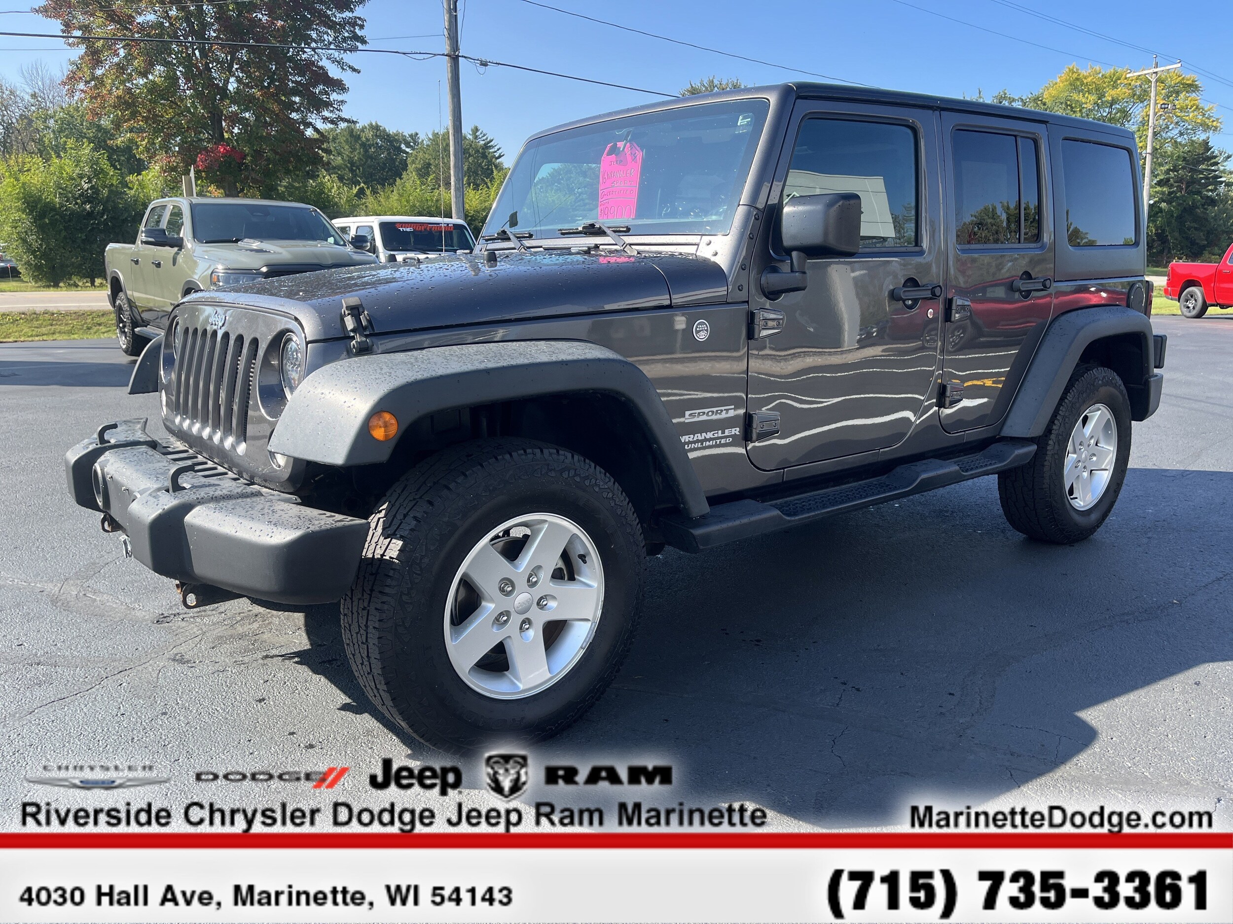 2016 Jeep Wrangler Unlimited Sport photo 3