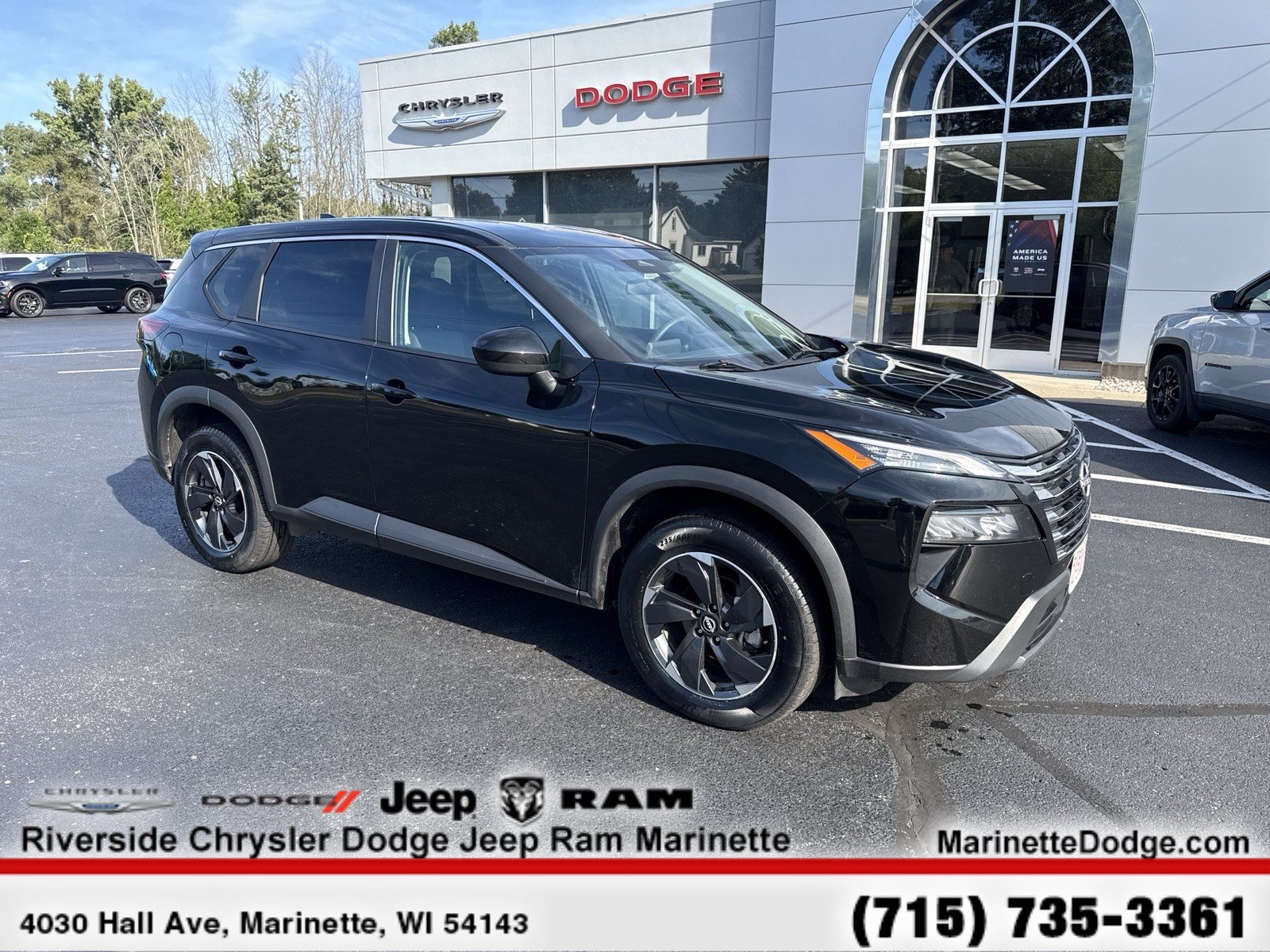 Certified 2024 Nissan Rogue SV with VIN 5N1BT3BB9RC713051 for sale in Marinette, WI