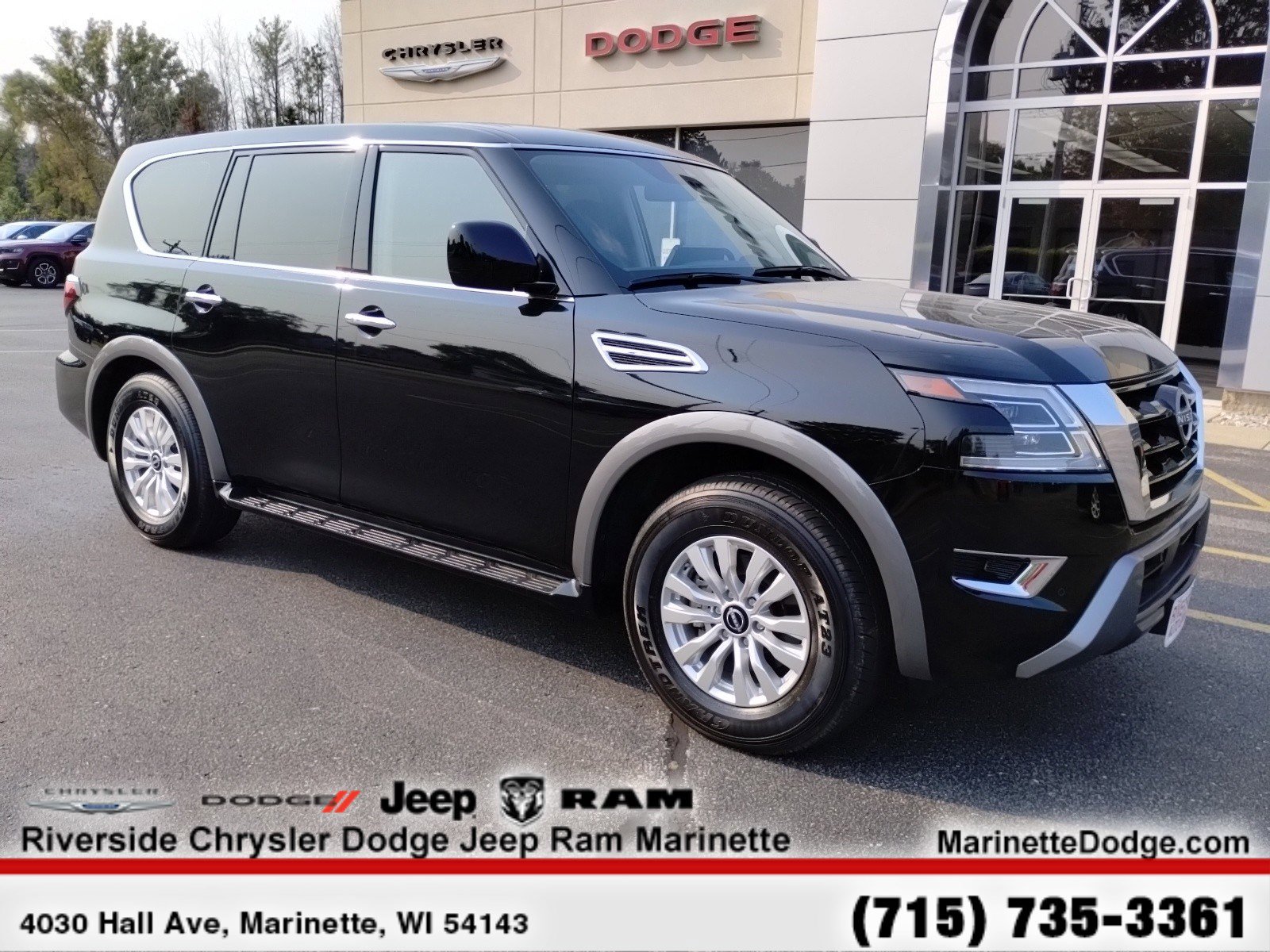 Used 2023 Nissan Armada S with VIN JN8AY2ED6P9693980 for sale in Marinette, WI