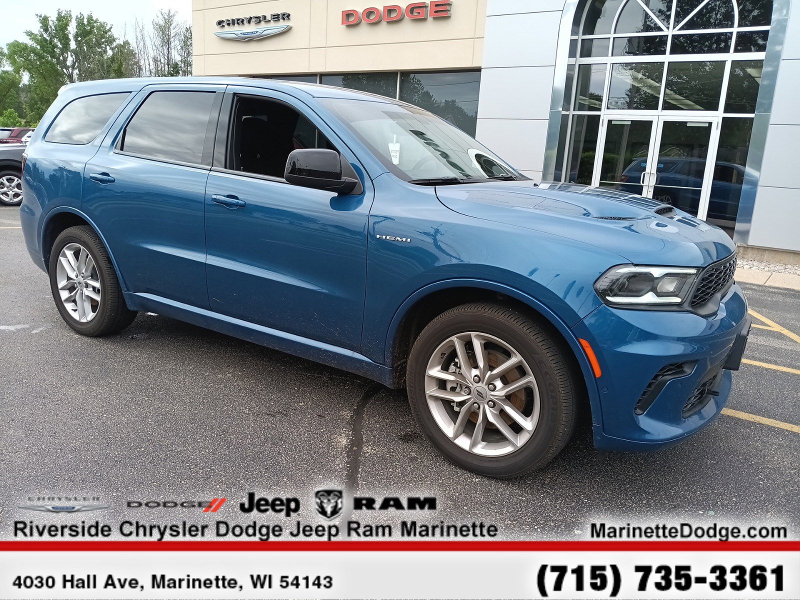 Used 2023 Dodge Durango R/T with VIN 1C4SDJCT7PC673059 for sale in Marinette, WI