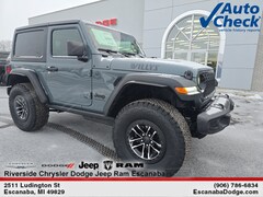 New 2026 Jeep Wrangler Willys Sport Utility 22289 near Escanaba, MI
