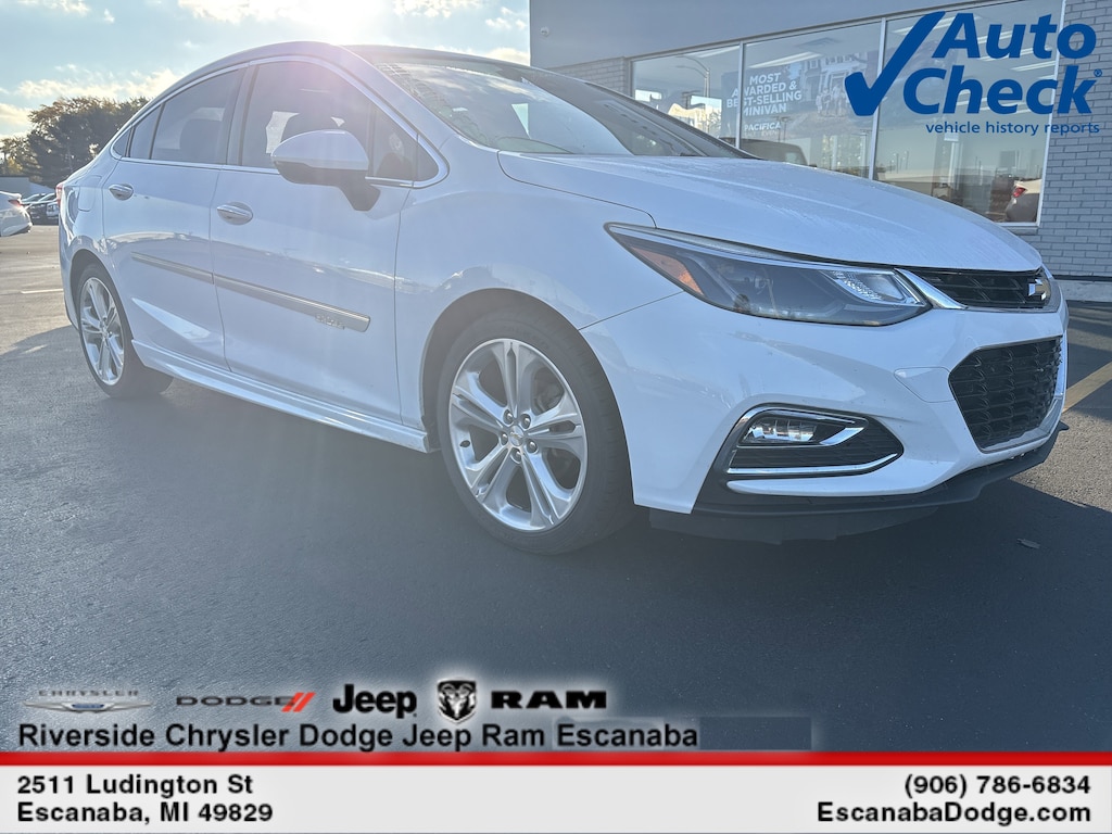 Certified 2018 Chevrolet Cruze Premier Sedan