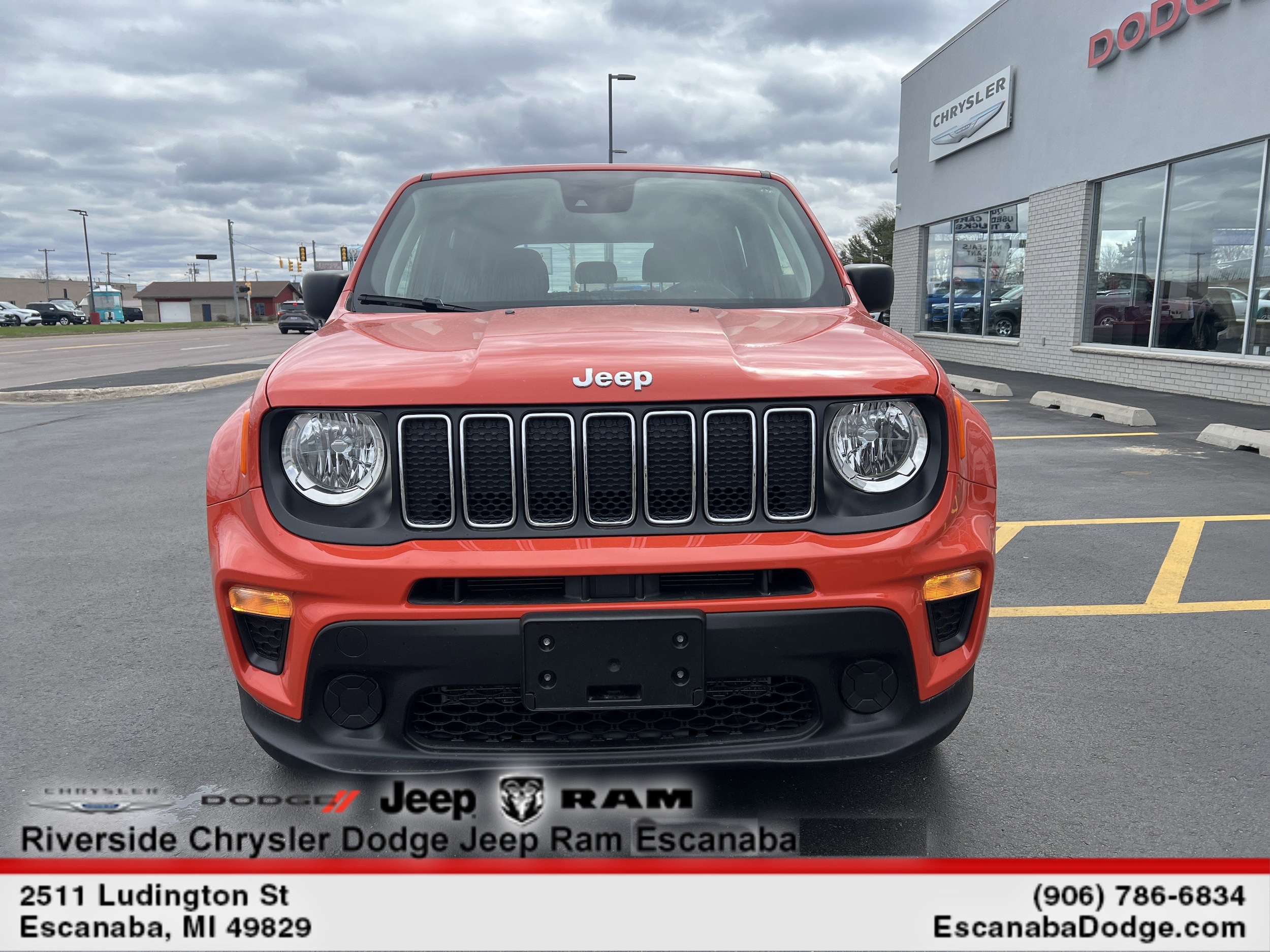 Certified 2021 Jeep Renegade Sport with VIN ZACNJDABXMPM28522 for sale in Escanaba, MI