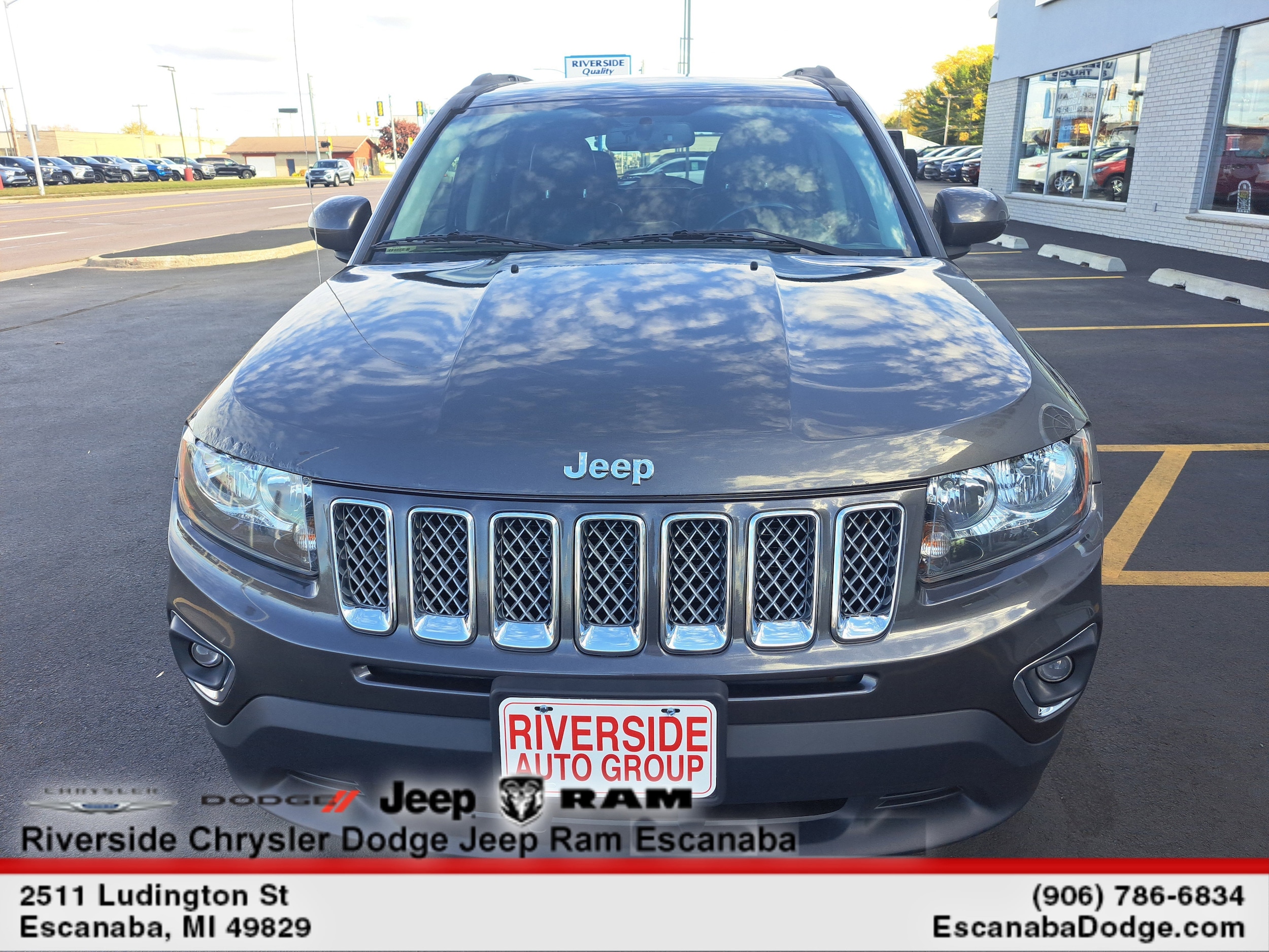 Certified 2016 Jeep Compass High Altitude with VIN 1C4NJDEB1GD772367 for sale in Marquette, MI