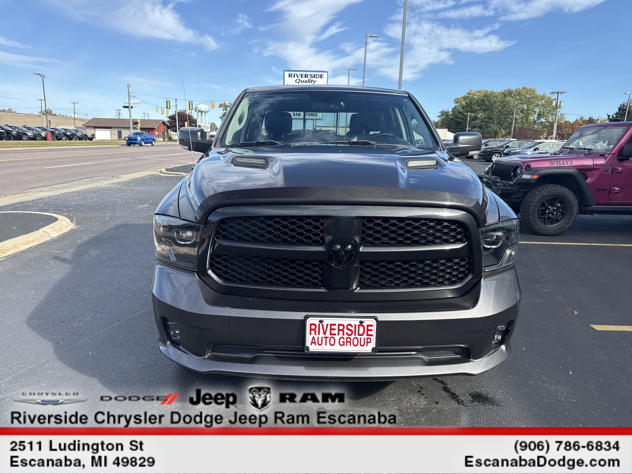 Used 2017 RAM Ram 1500 Pickup Night with VIN 1C6RR7MT0HS830964 for sale in Escanaba, MI