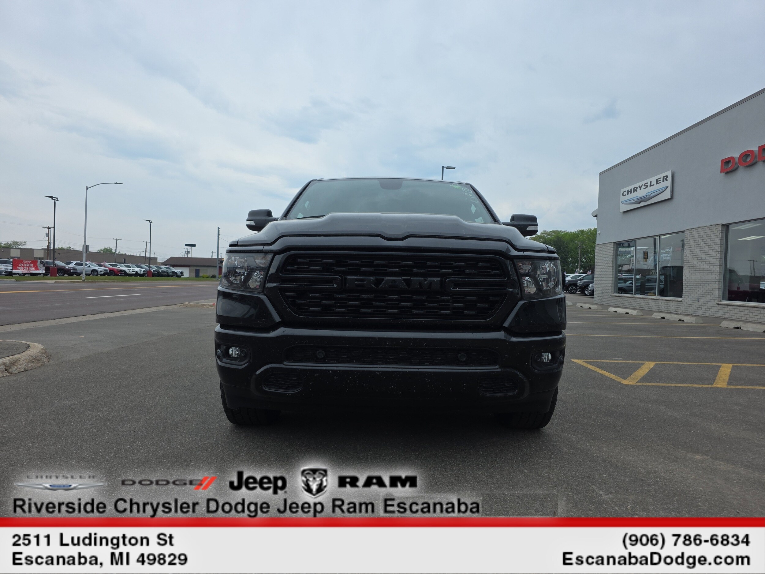 Used 2022 RAM Ram 1500 Pickup Big Horn/Lone Star with VIN 1C6SRFBT1NN212738 for sale in Escanaba, MI