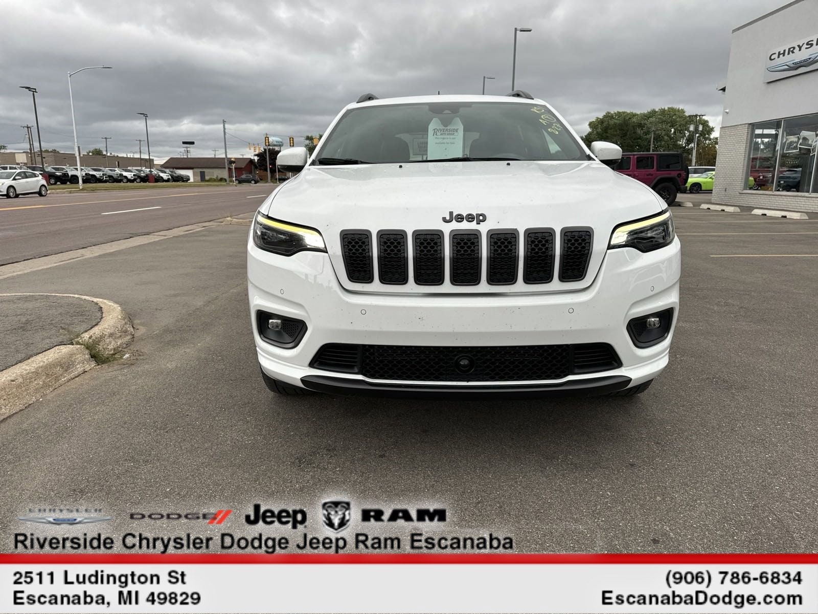 Used 2021 Jeep Cherokee High Altitude with VIN 1C4PJMDN0MD101725 for sale in Escanaba, MI