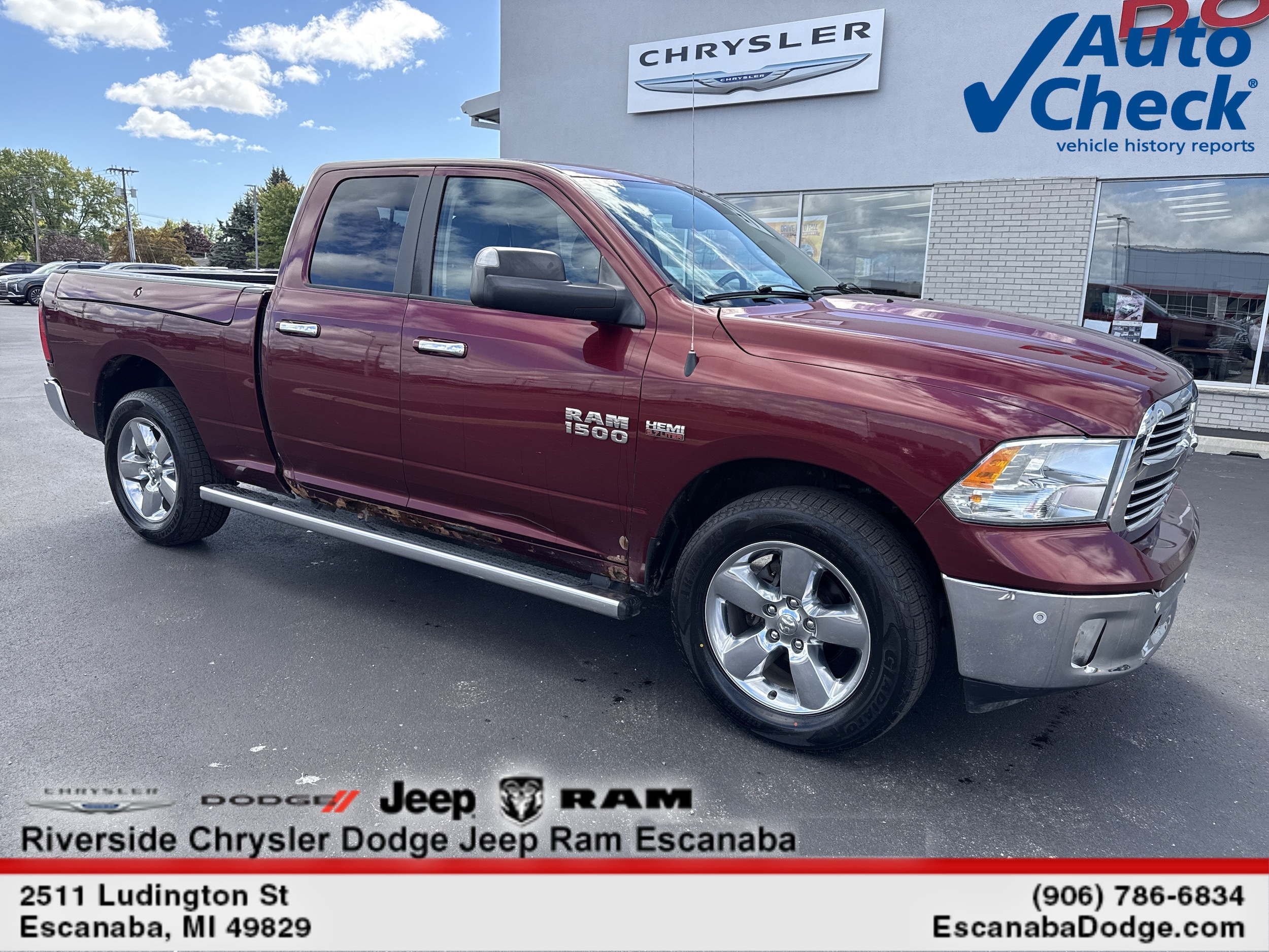 Used 2017 RAM Ram 1500 Pickup Big Horn with VIN 1C6RR7GT8HS503403 for sale in Escanaba, MI