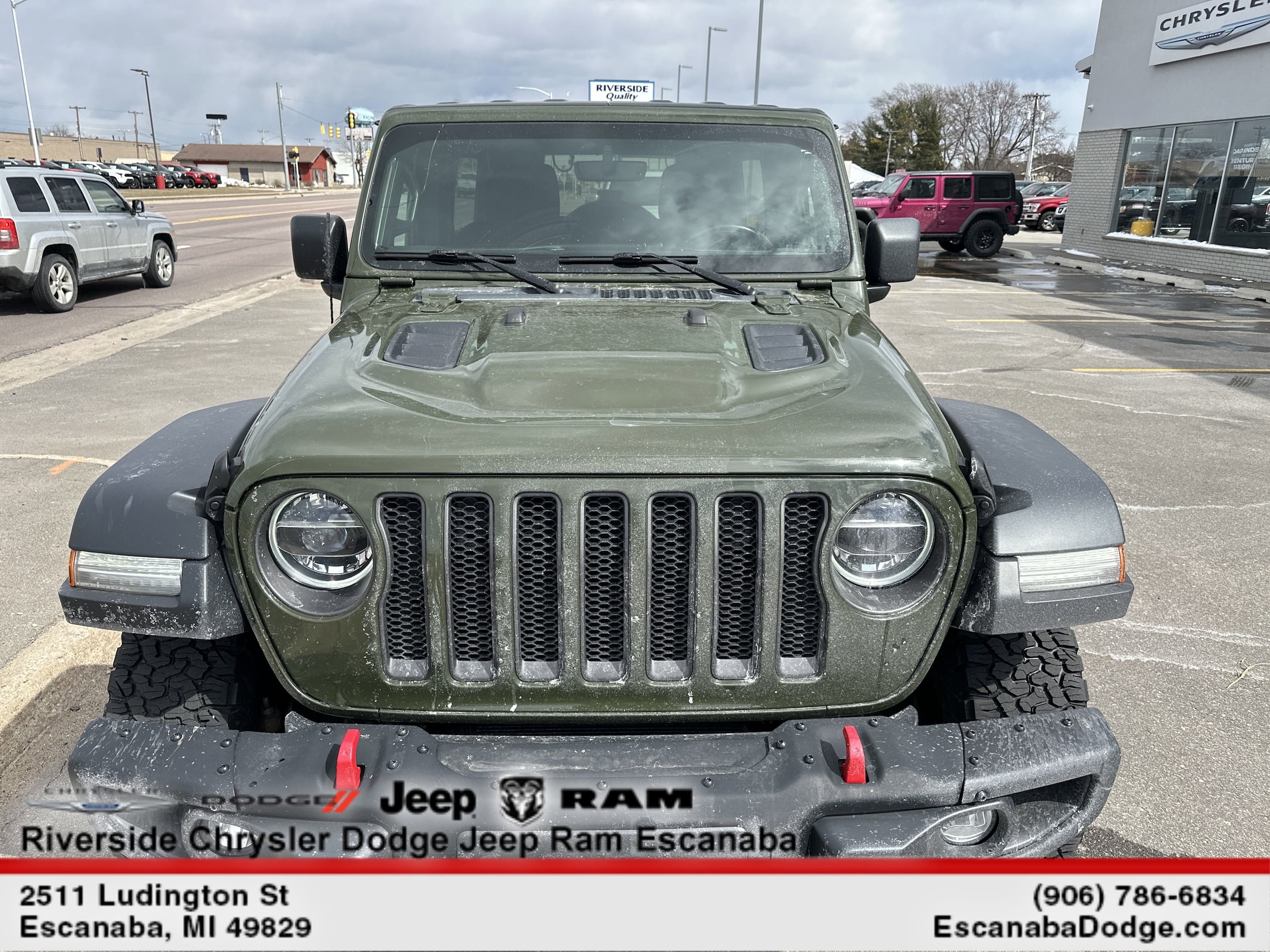 Certified 2021 Jeep Wrangler Unlimited Rubicon with VIN 1C4HJXFN2MW511532 for sale in Escanaba, MI