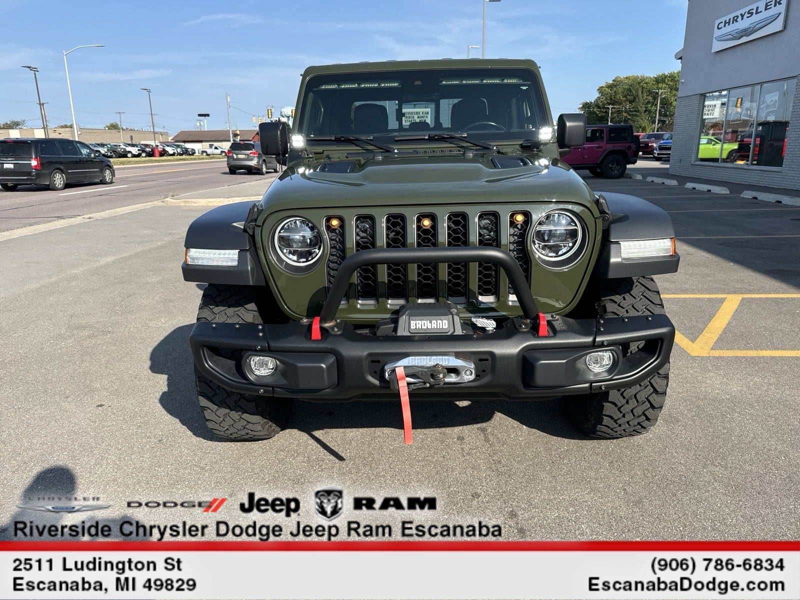 Certified 2021 Jeep Gladiator Rubicon with VIN 1C6JJTBG7ML582624 for sale in Escanaba, MI