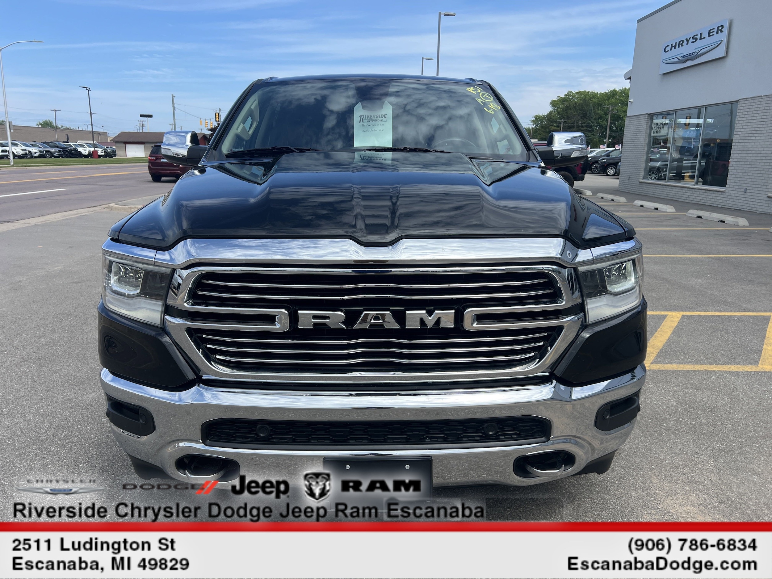 Used 2020 RAM Ram 1500 Pickup Laramie with VIN 1C6SRFJT4LN174226 for sale in Iron Mountain, MI