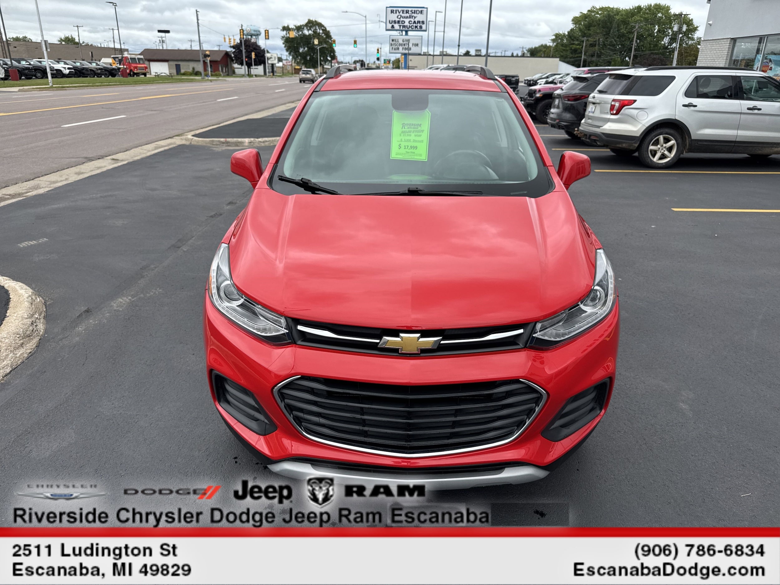 Certified 2020 Chevrolet Trax LT with VIN KL7CJPSB8LB340441 for sale in Marquette, MI