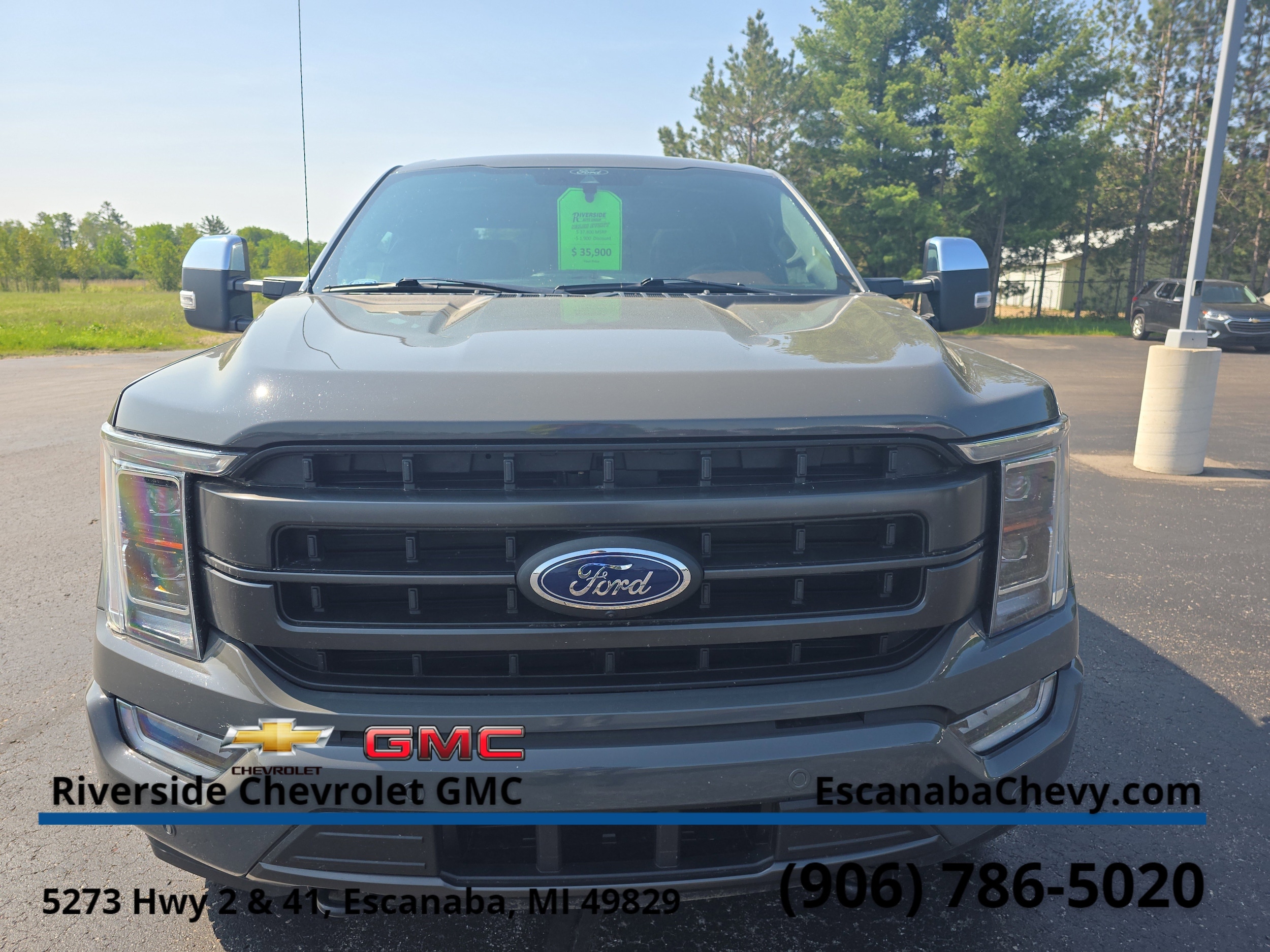 Used 2021 Ford F-150 Lariat with VIN 1FTFW1E89MKD33501 for sale in Escanaba, MI