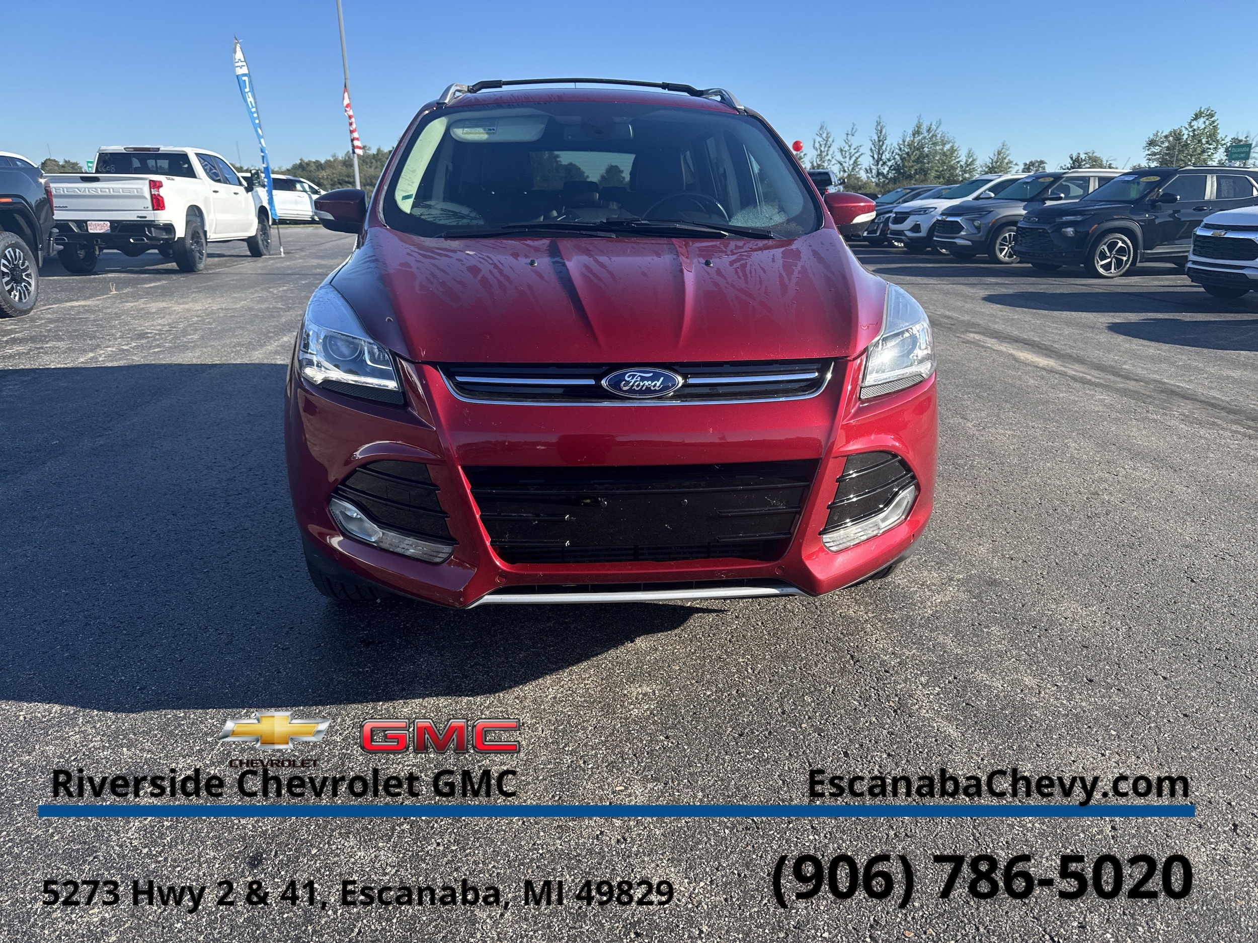 Used 2014 Ford Escape Titanium with VIN 1FMCU9J92EUA20247 for sale in Escanaba, MI