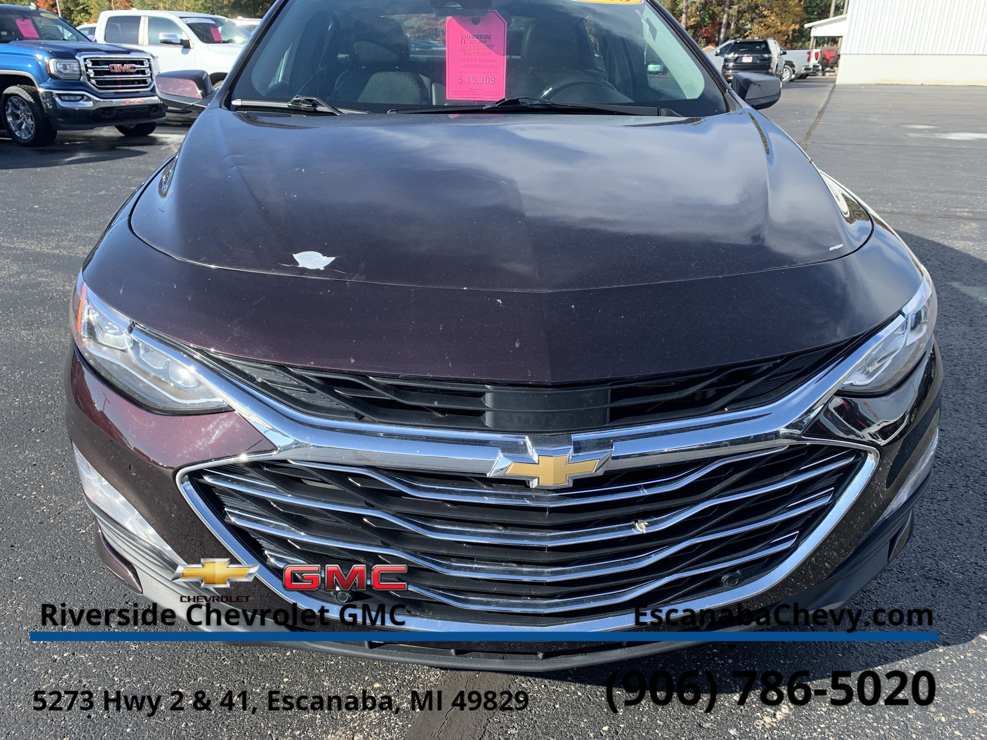 Used 2020 Chevrolet Malibu Premier with VIN 1G1ZE5SX9LF047005 for sale in Escanaba, MI