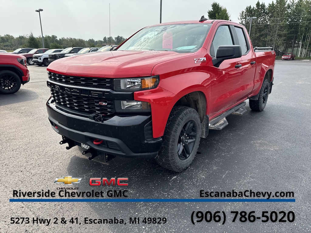 Certified 2020 Chevrolet Silverado 1500 Custom Trail Boss Truck