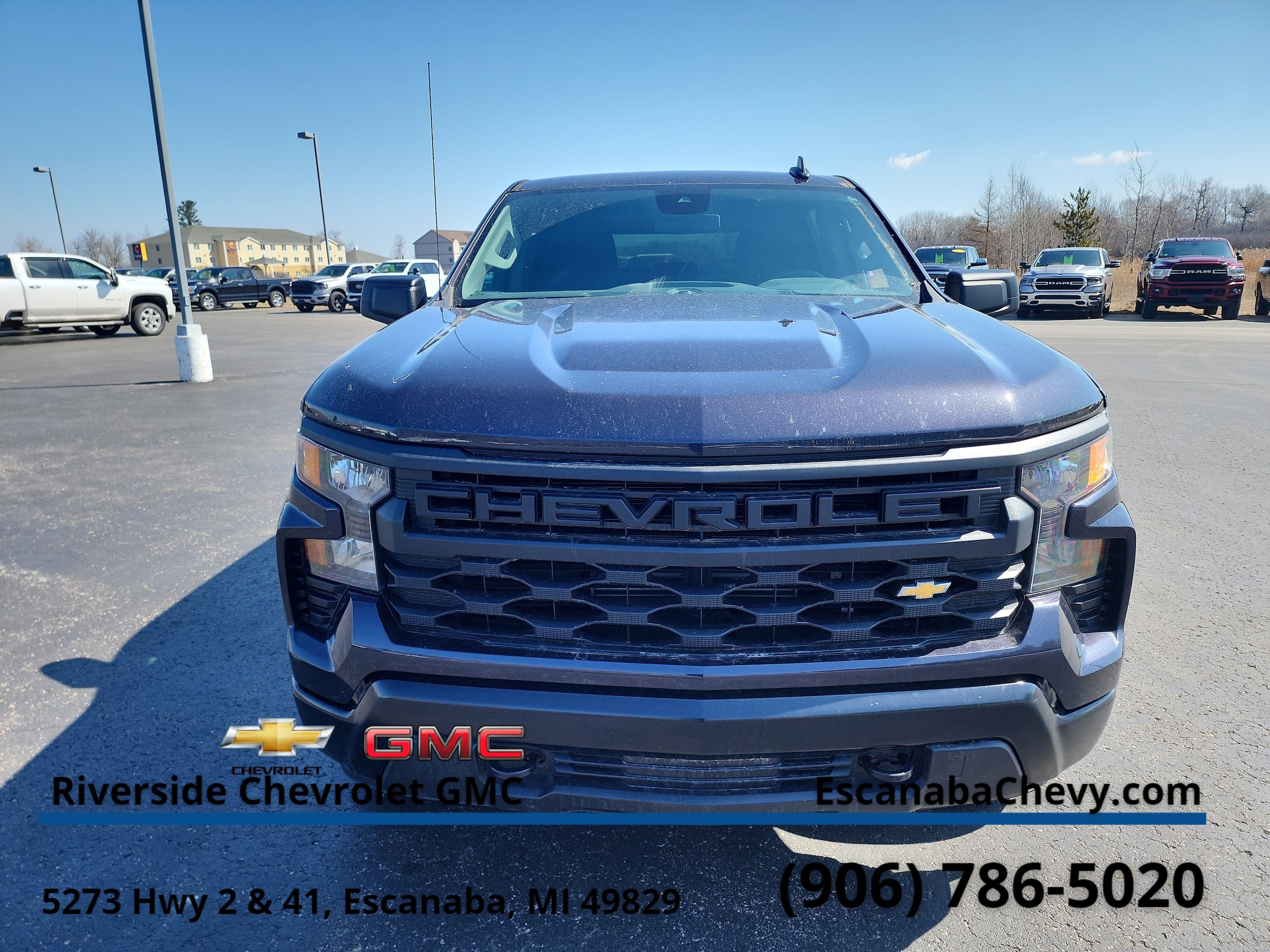Used 2023 Chevrolet Silverado 1500 Work Truck with VIN 3GCPDAEKXPG107310 for sale in Escanaba, MI