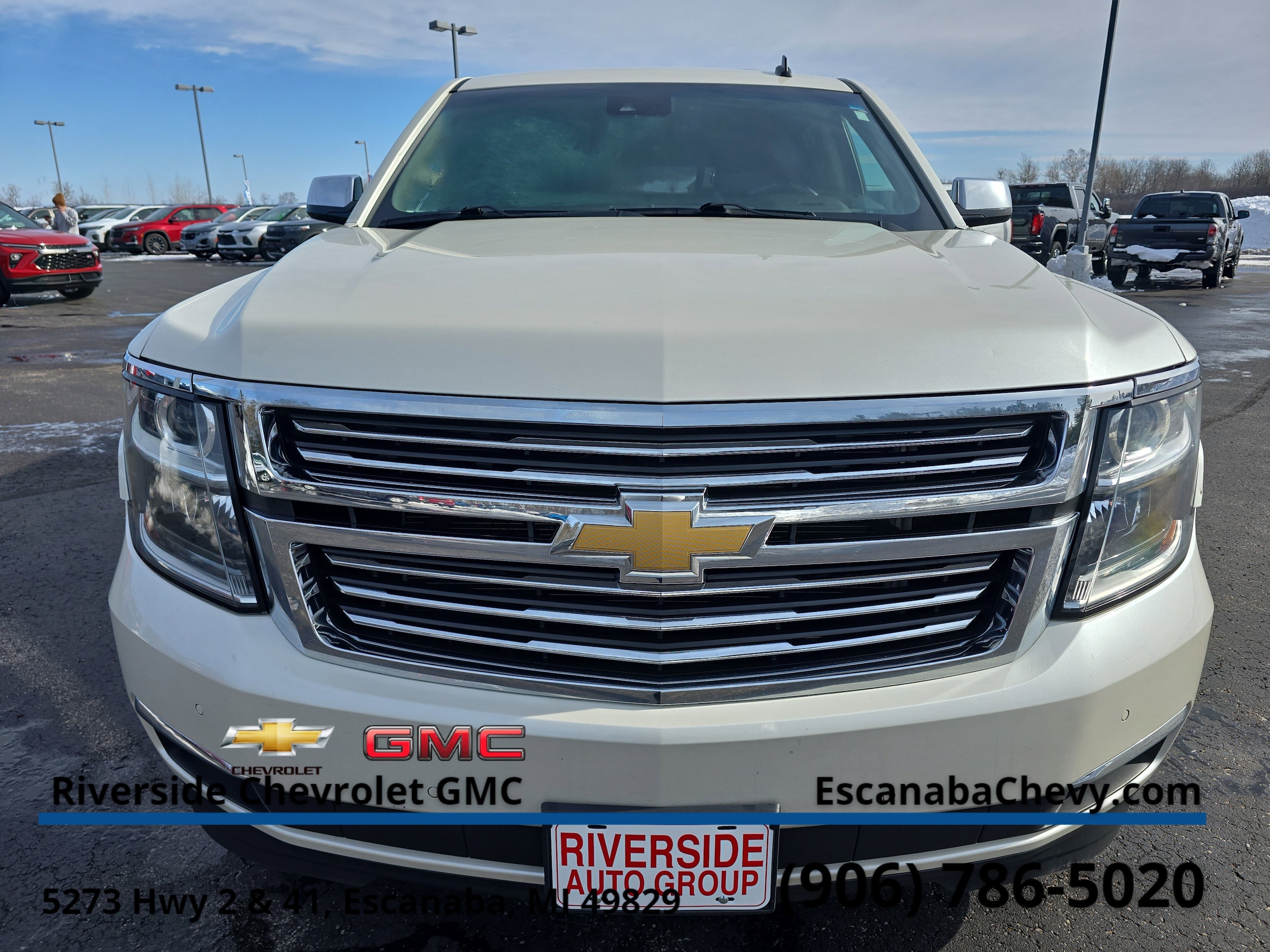 Used 2015 Chevrolet Suburban LTZ with VIN 1GNSKKKC9FR117769 for sale in Escanaba, MI