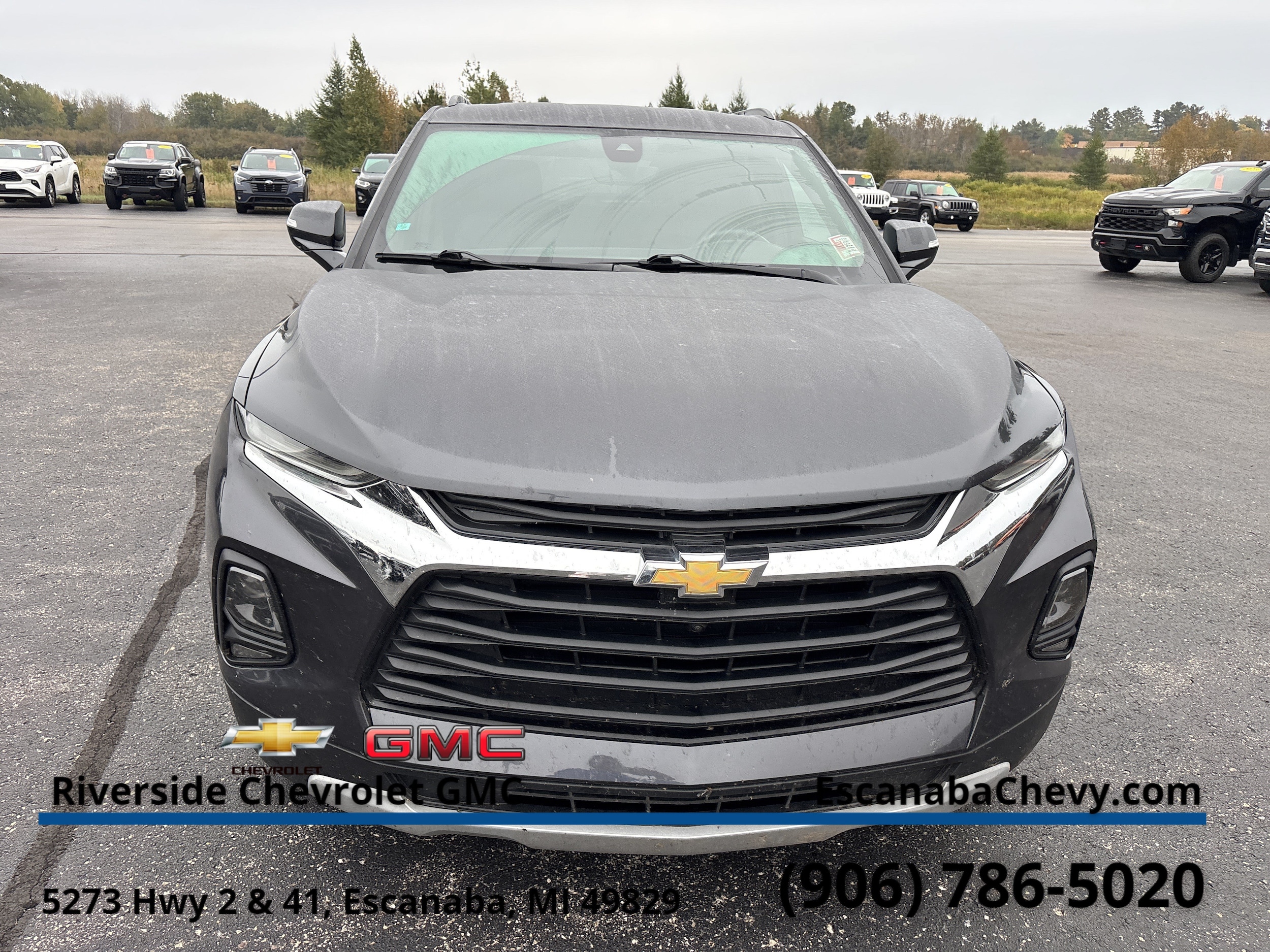 Used 2021 Chevrolet Blazer 3LT with VIN 3GNKBJRS1MS516483 for sale in Escanaba, MI