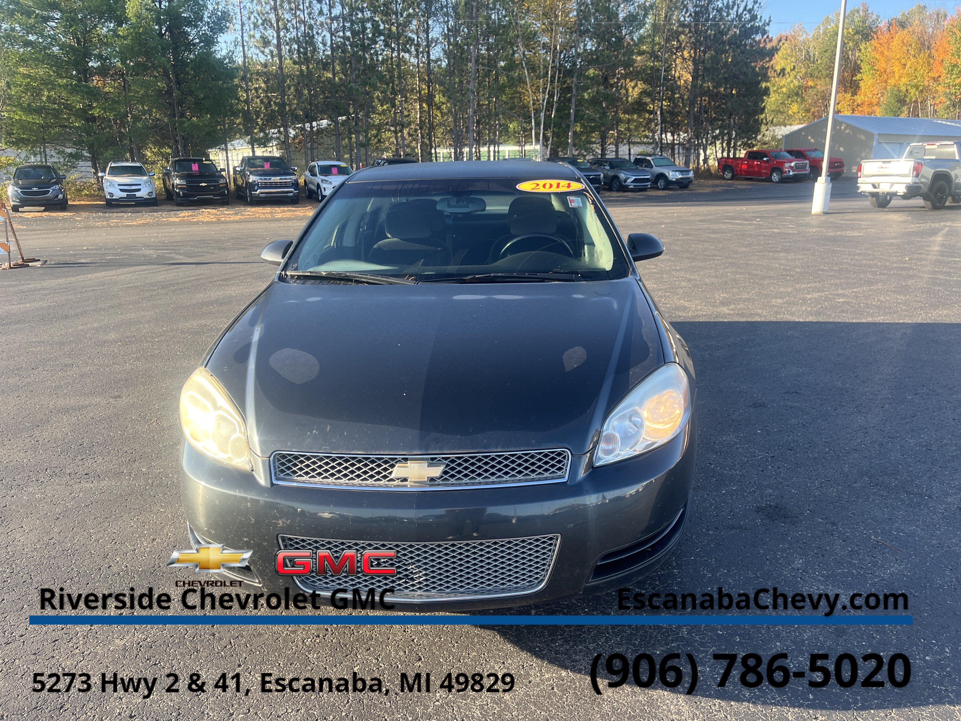 Used 2014 Chevrolet Impala 1FL with VIN 2G1WA5E3XE1133795 for sale in Escanaba, MI