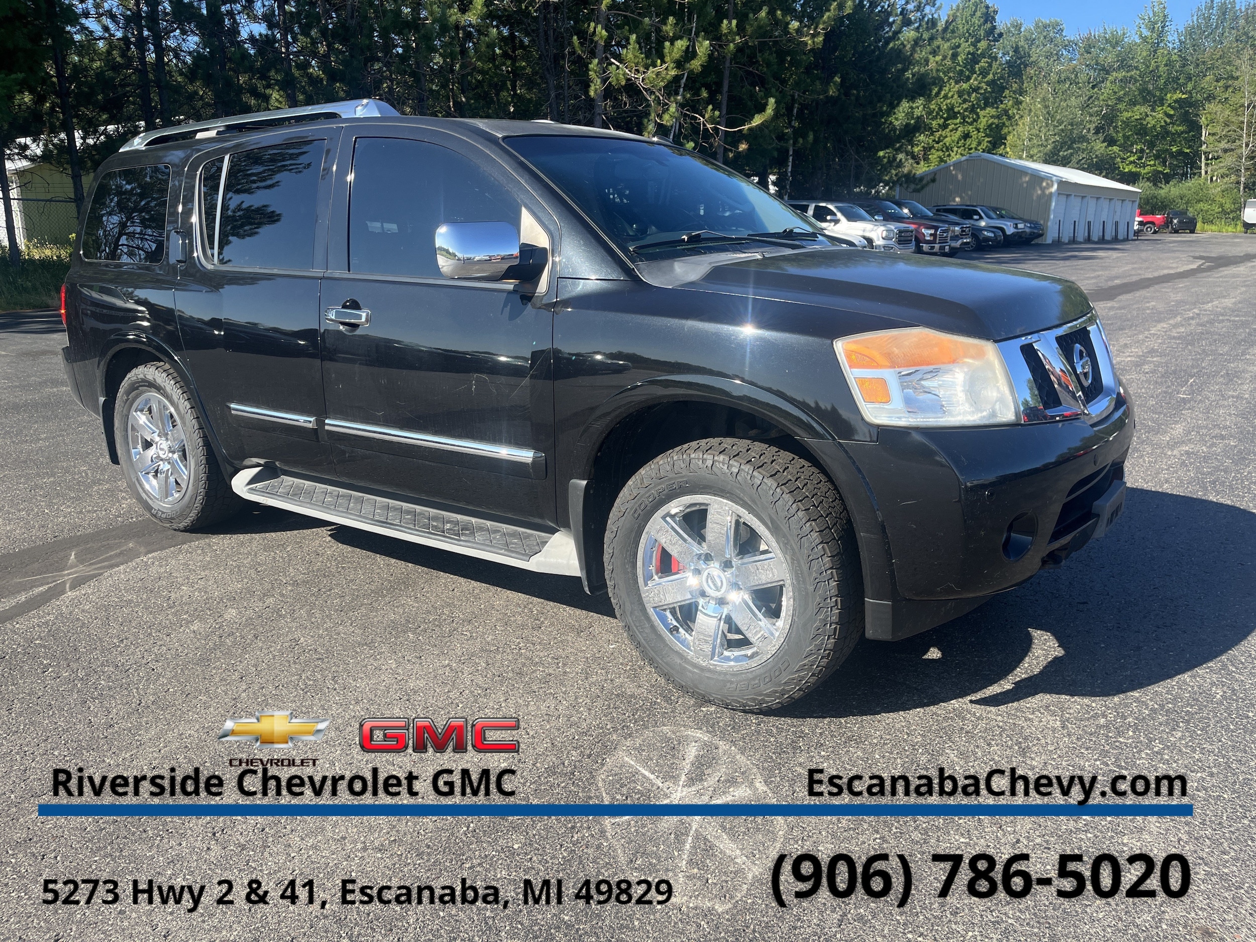 Used 2010 Nissan Armada Platinum with VIN 5N1AA0NE9AN611974 for sale in Escanaba, MI