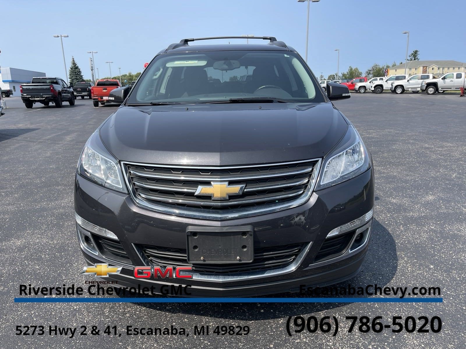 Used 2017 Chevrolet Traverse 1LT with VIN 1GNKVGKD5HJ243593 for sale in Escanaba, MI