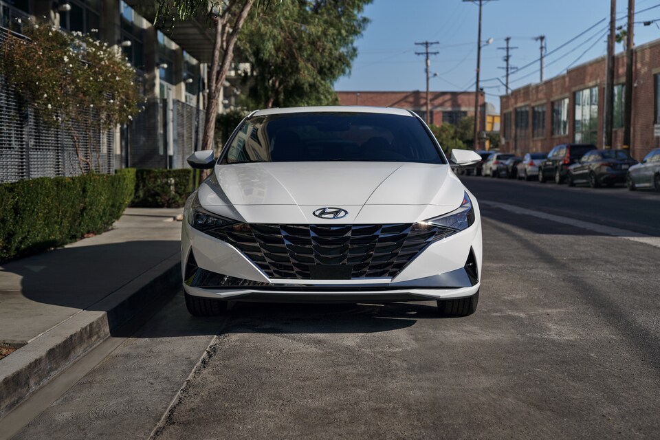 New Hyundai Elantra hybrid sedan